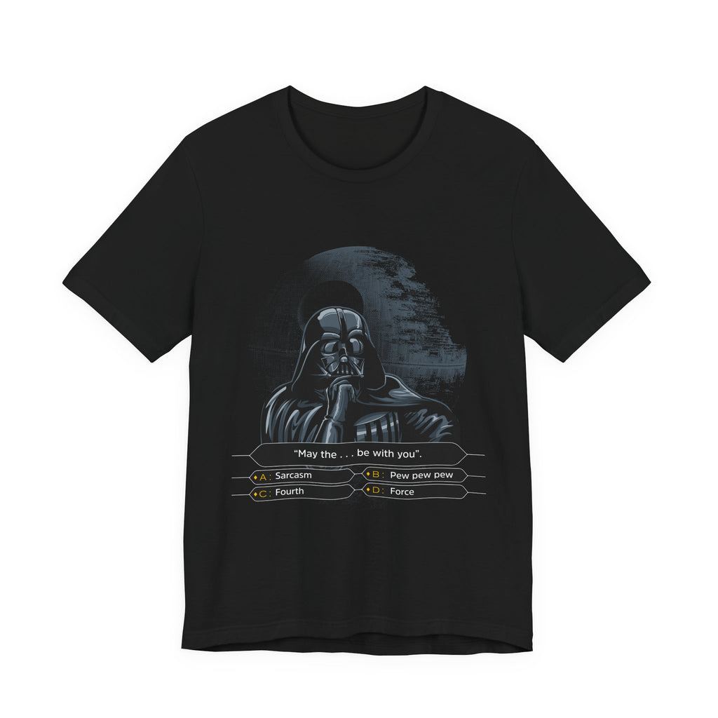 “May the Force Be With You” Galaxy Vader Sci‑Fi T‑Shirt
