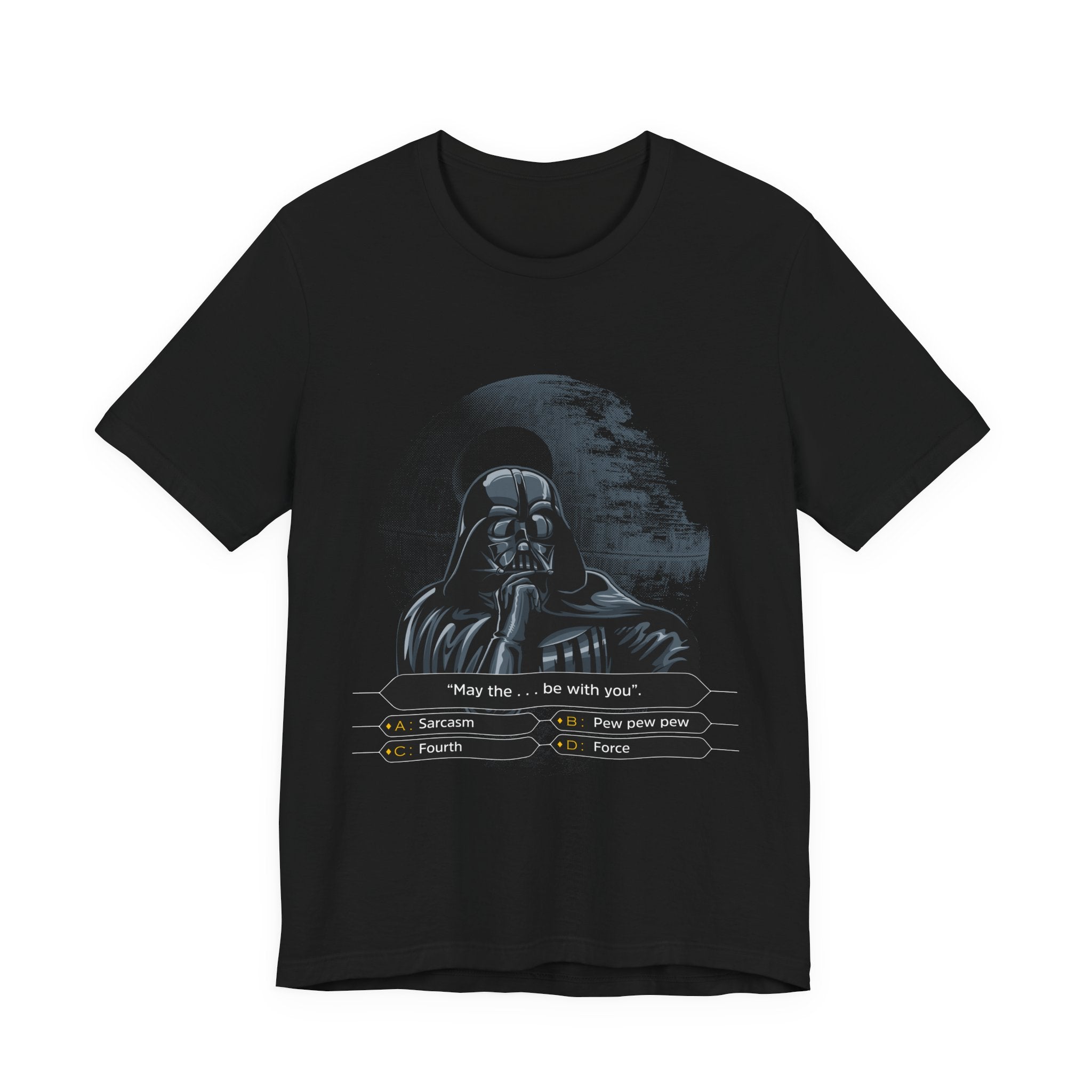 “May the Force Be With You” Galaxy Vader Sci‑Fi T‑Shirt