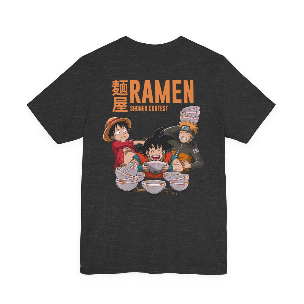 Anime Characters Eating Ramen Shonen Contest T-Shirt
