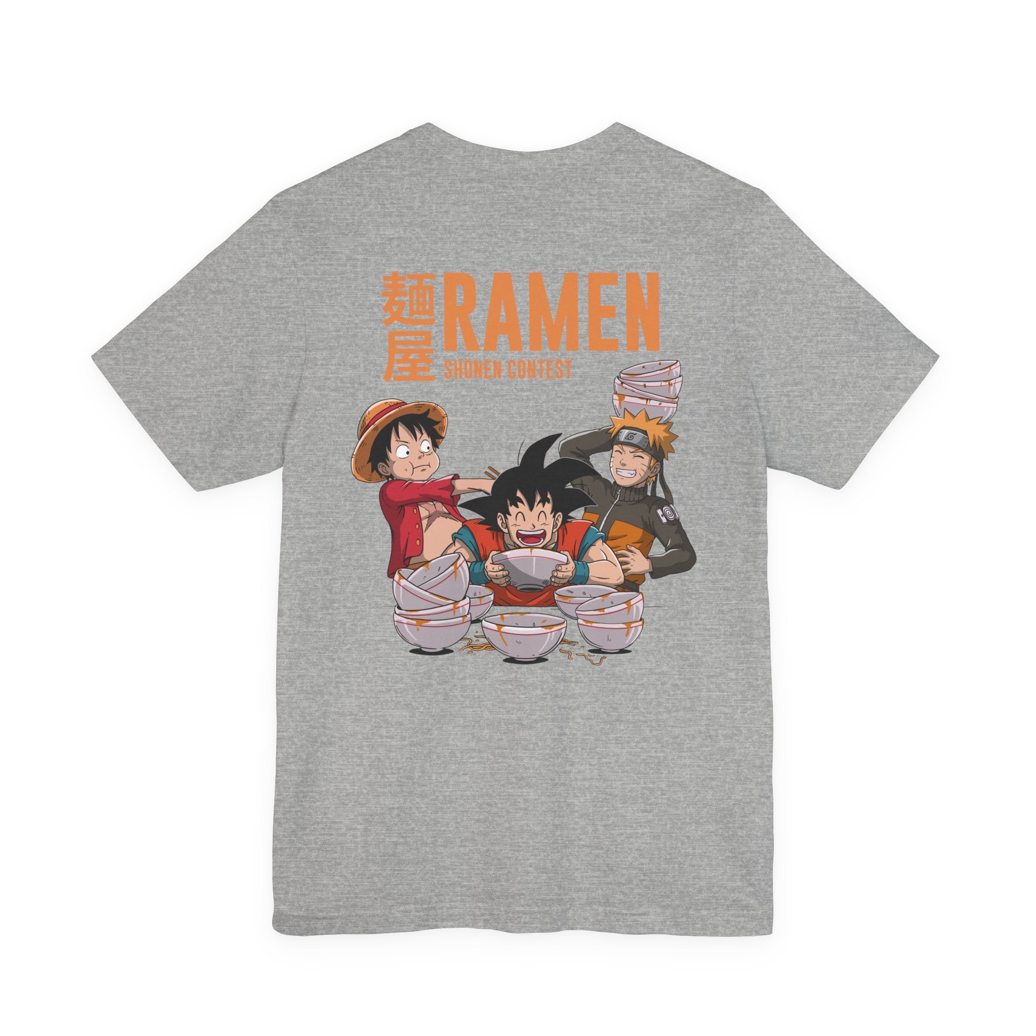 Anime Characters Eating Ramen Shonen Contest T-Shirt