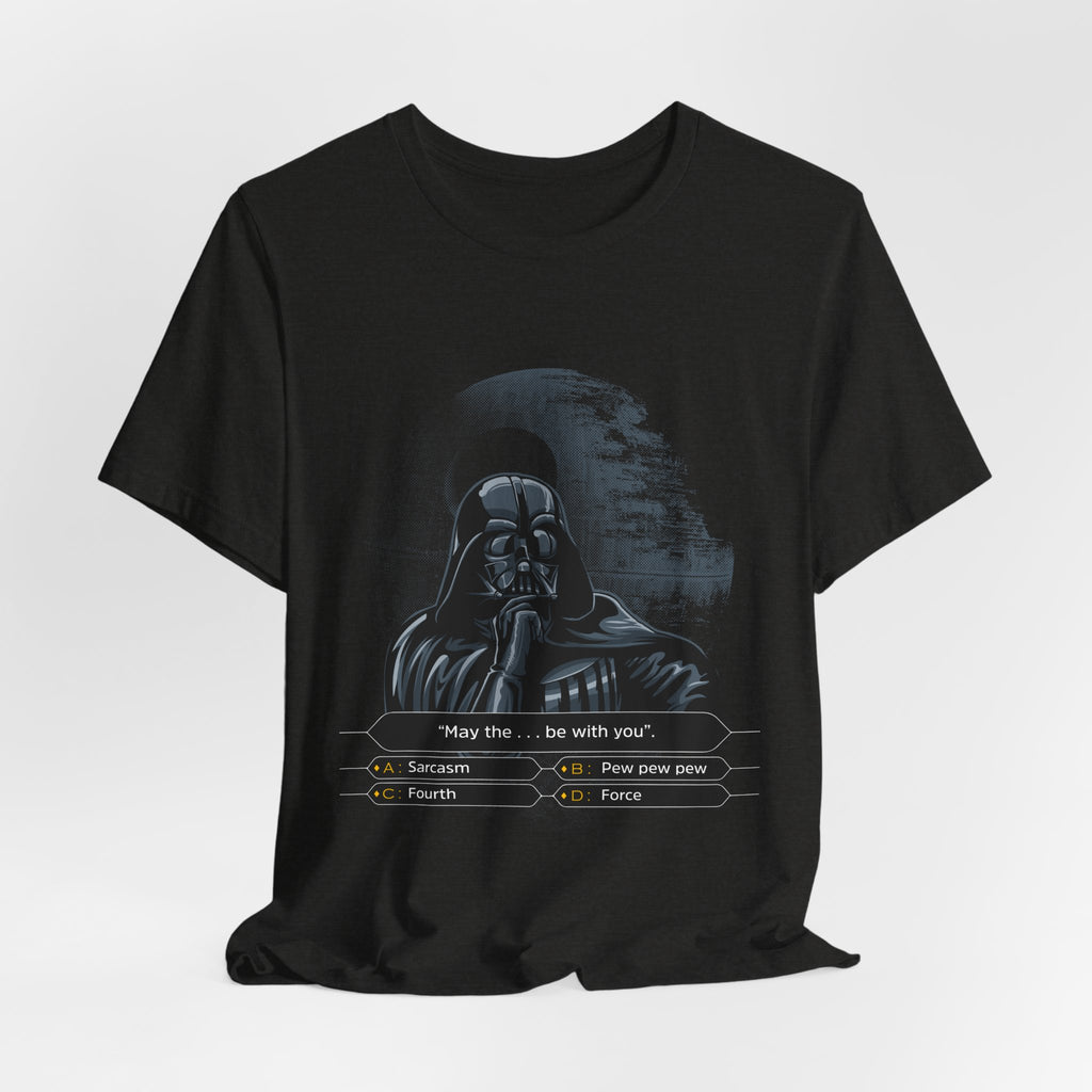 “May the Force Be With You” Galaxy Vader Sci‑Fi T‑Shirt