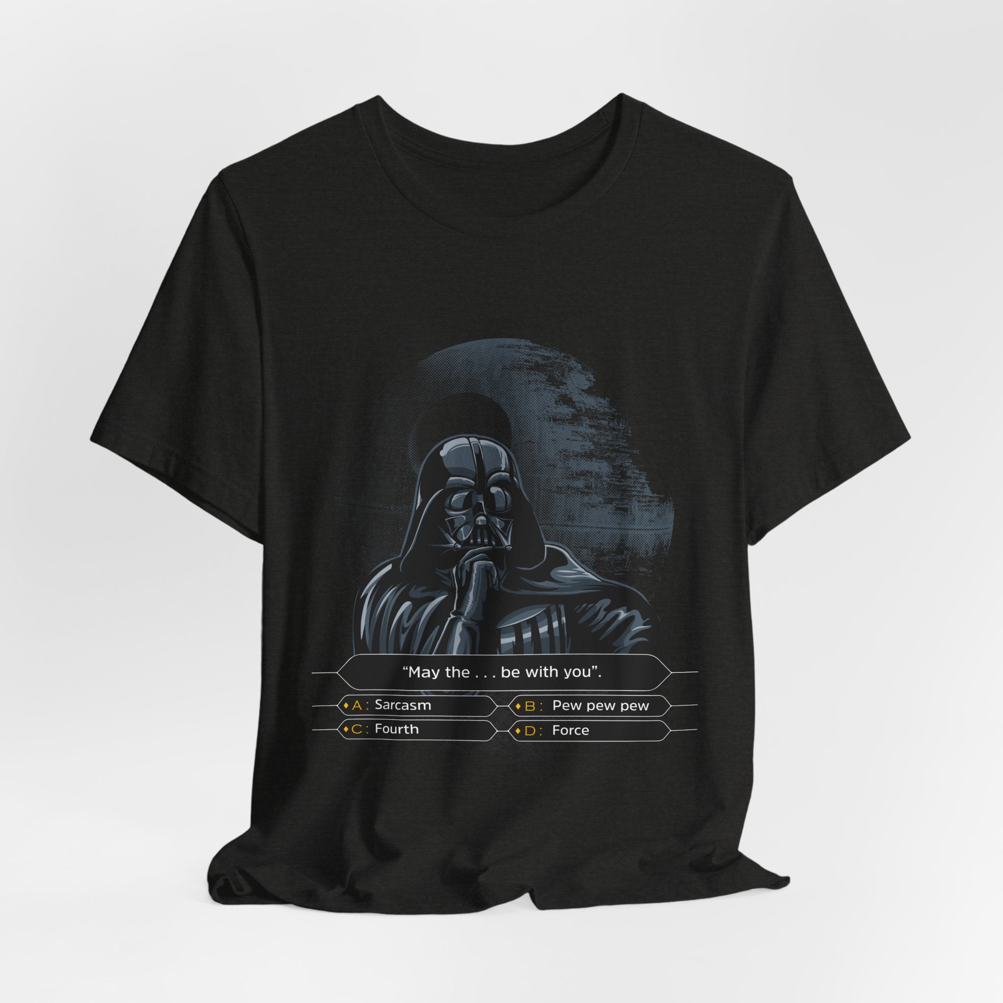 “May the Force Be With You” Galaxy Vader Sci‑Fi T‑Shirt