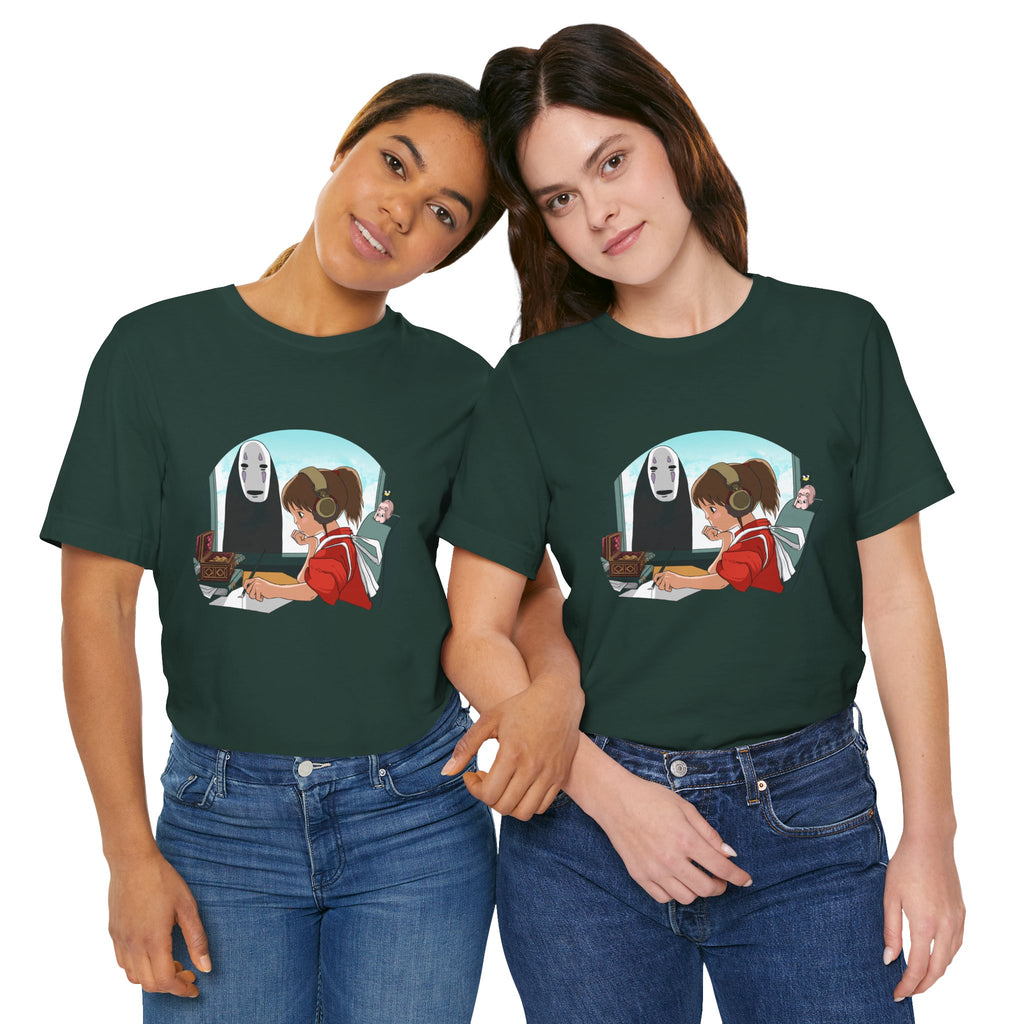 Anime Lofi Music Spirited Session T‑Shirt