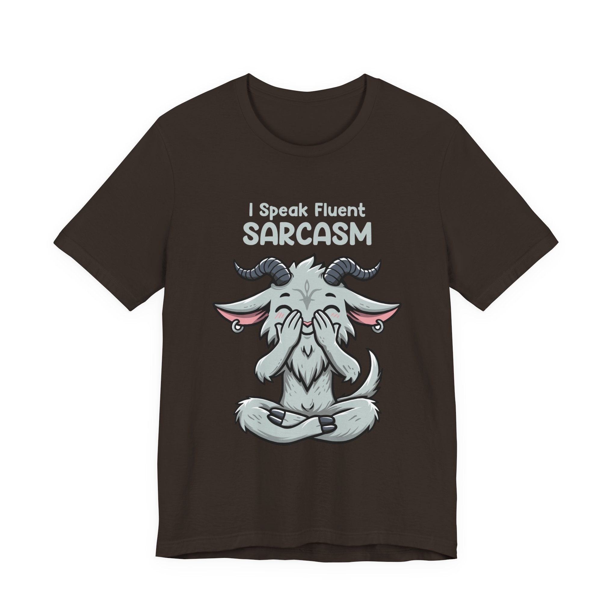 I Speak Fluent Sarcasm Goat T-Shirt