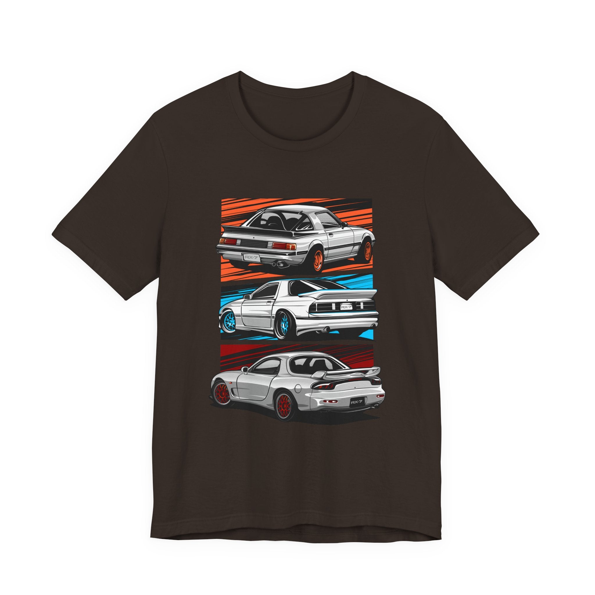 Retro JDM Car RX7 Generation Racing Graphic T-Shirt