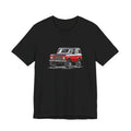 Retro Red 4x4 Truck Bronco Off‑Road SUV Tee