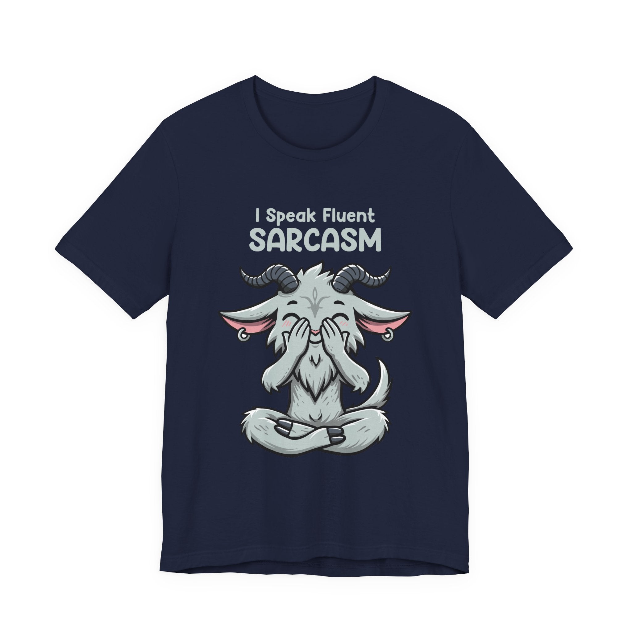 I Speak Fluent Sarcasm Goat T-Shirt