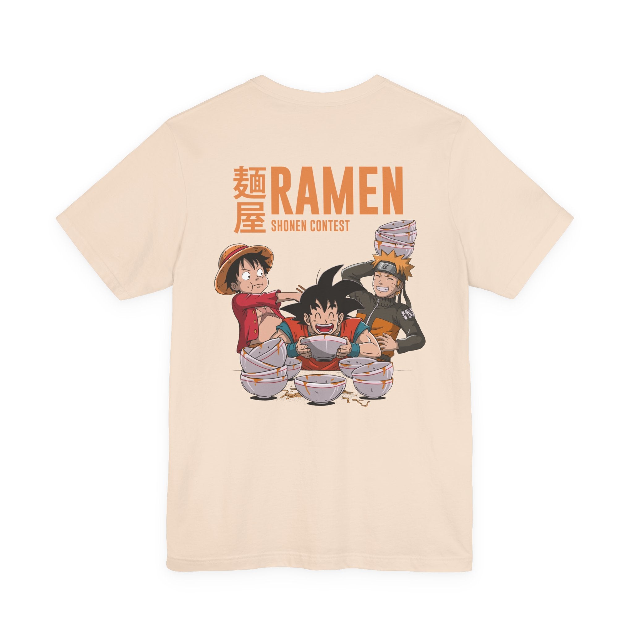 Anime Characters Eating Ramen Shonen Contest T-Shirt