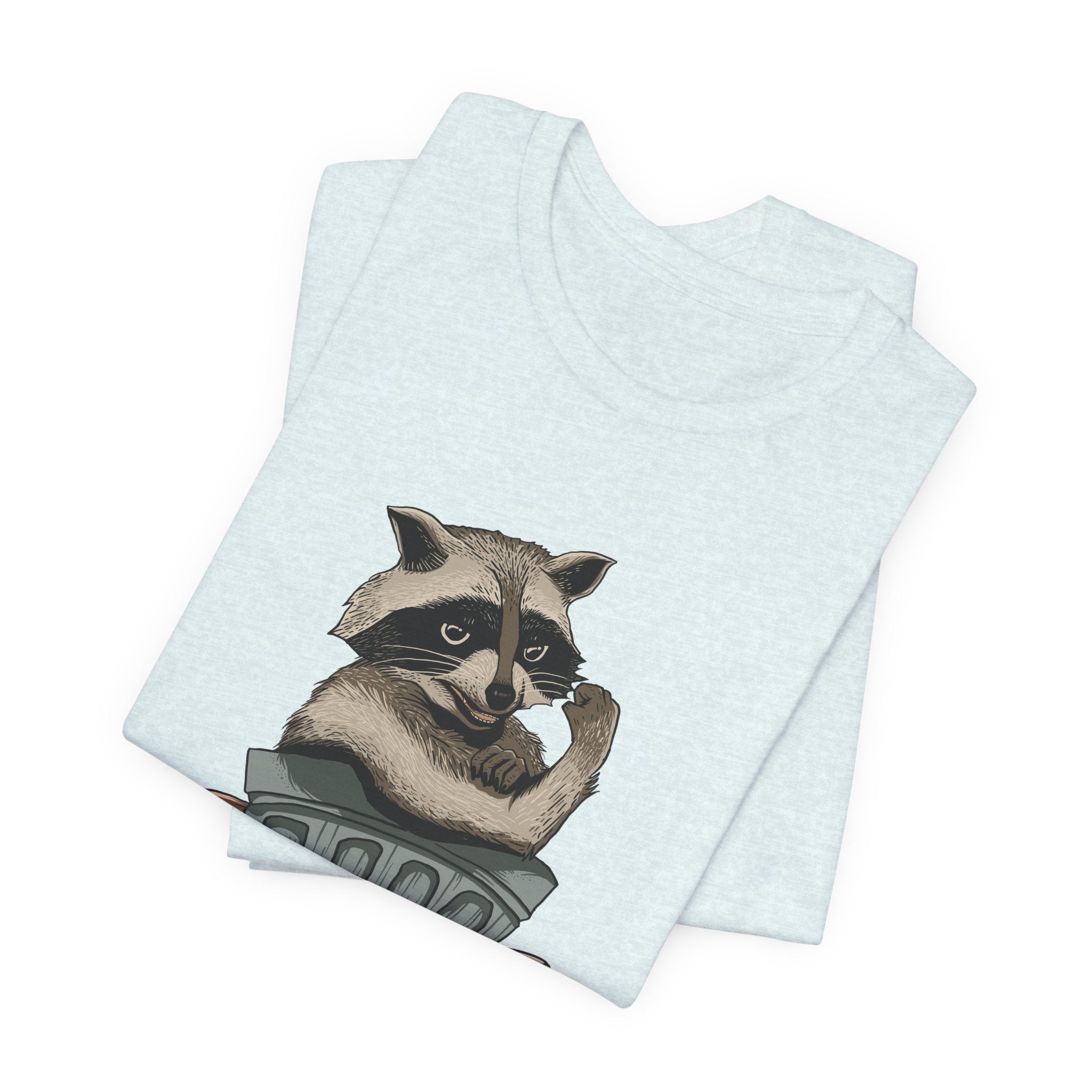 Raccoon "In Trash We Trust" Funny T-Shirt
