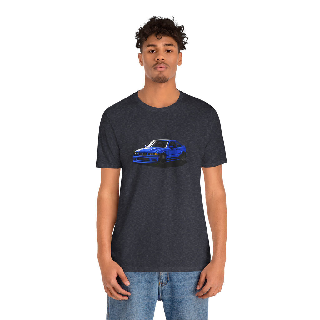 Classic Blue Bimmer Sports Car Racing T-Shirt