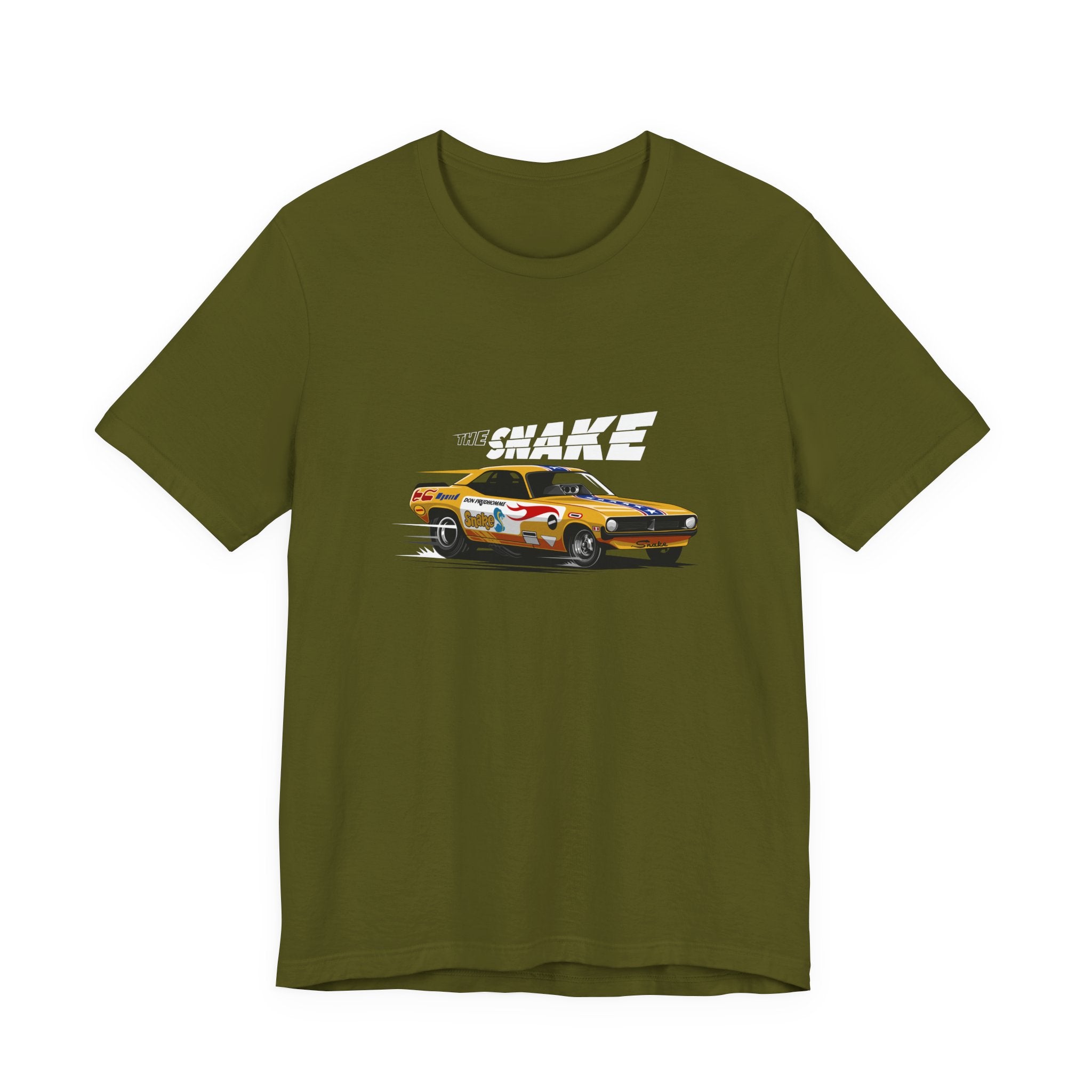 The Snake Muscle Car Racing Graphic T-Shirt