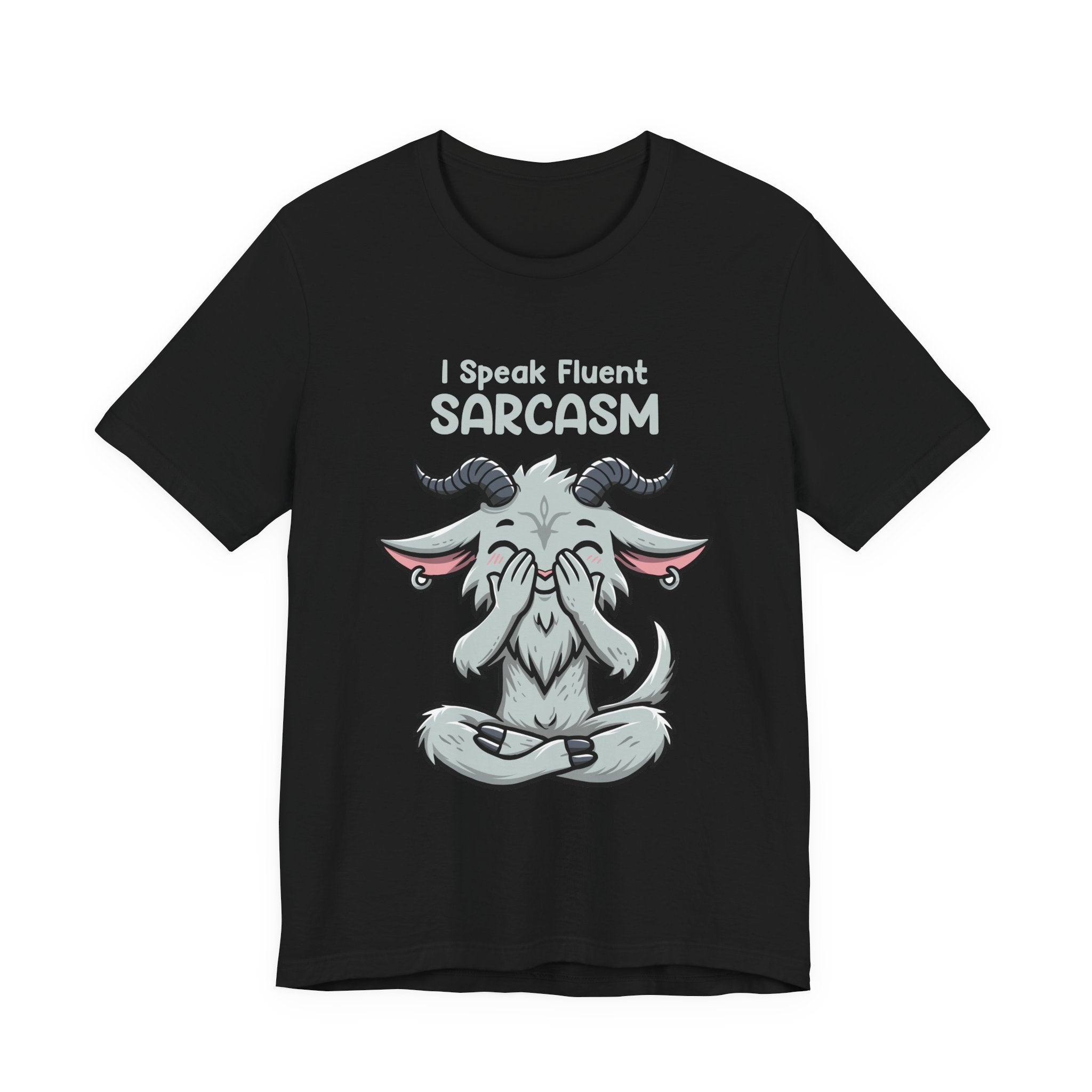 I Speak Fluent Sarcasm Goat T-Shirt