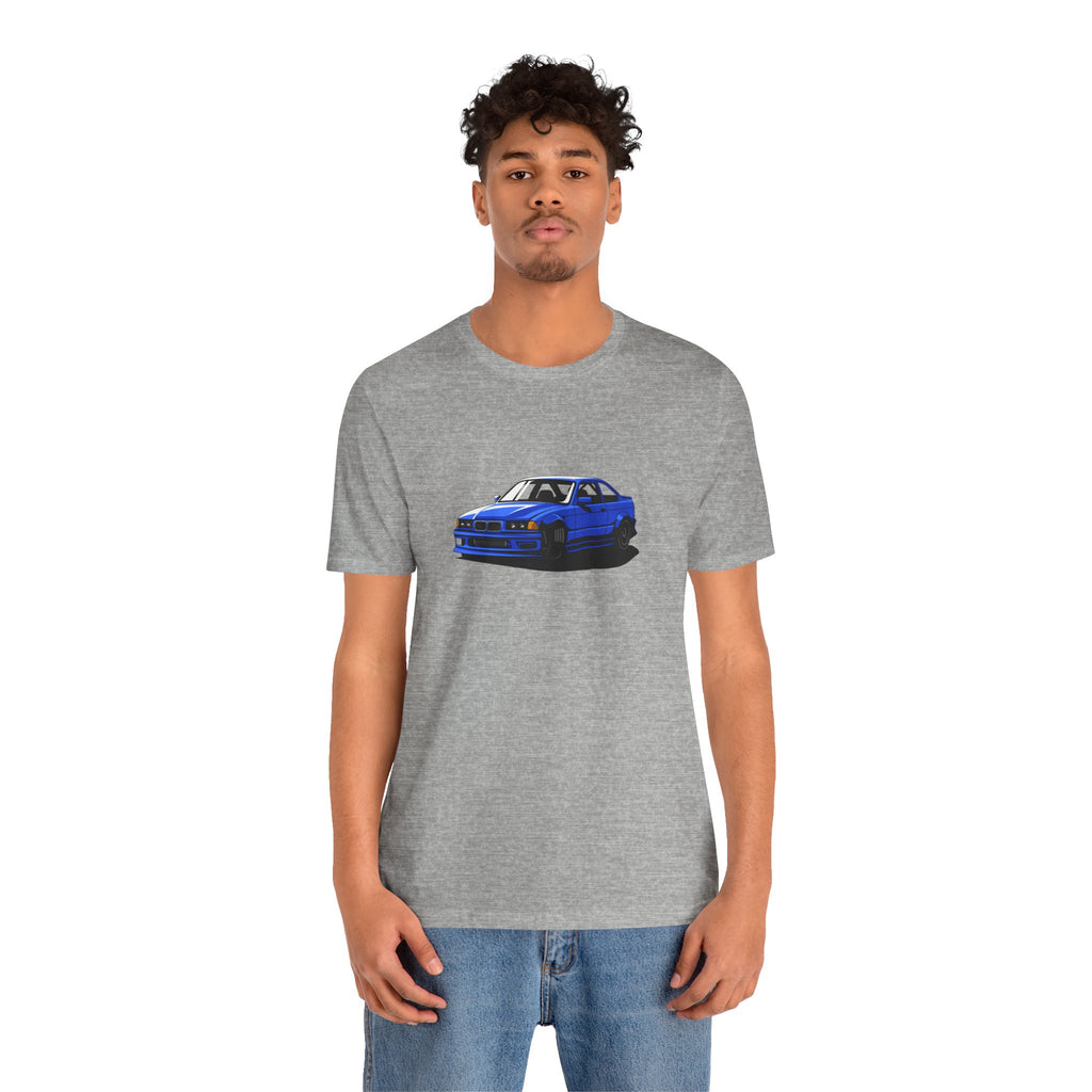 Classic Blue Bimmer Sports Car Racing T-Shirt