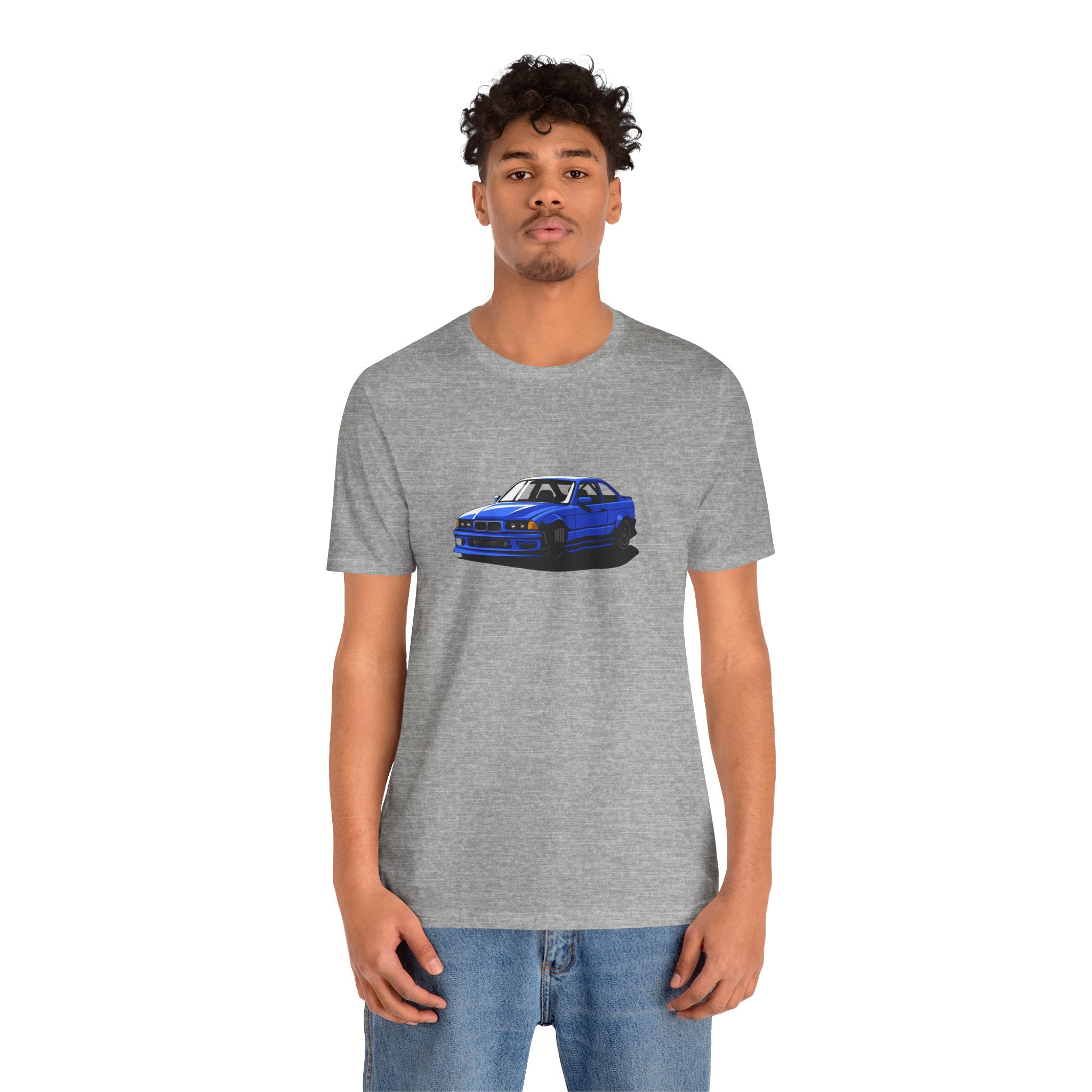 Classic Blue Bimmer Sports Car Racing T-Shirt