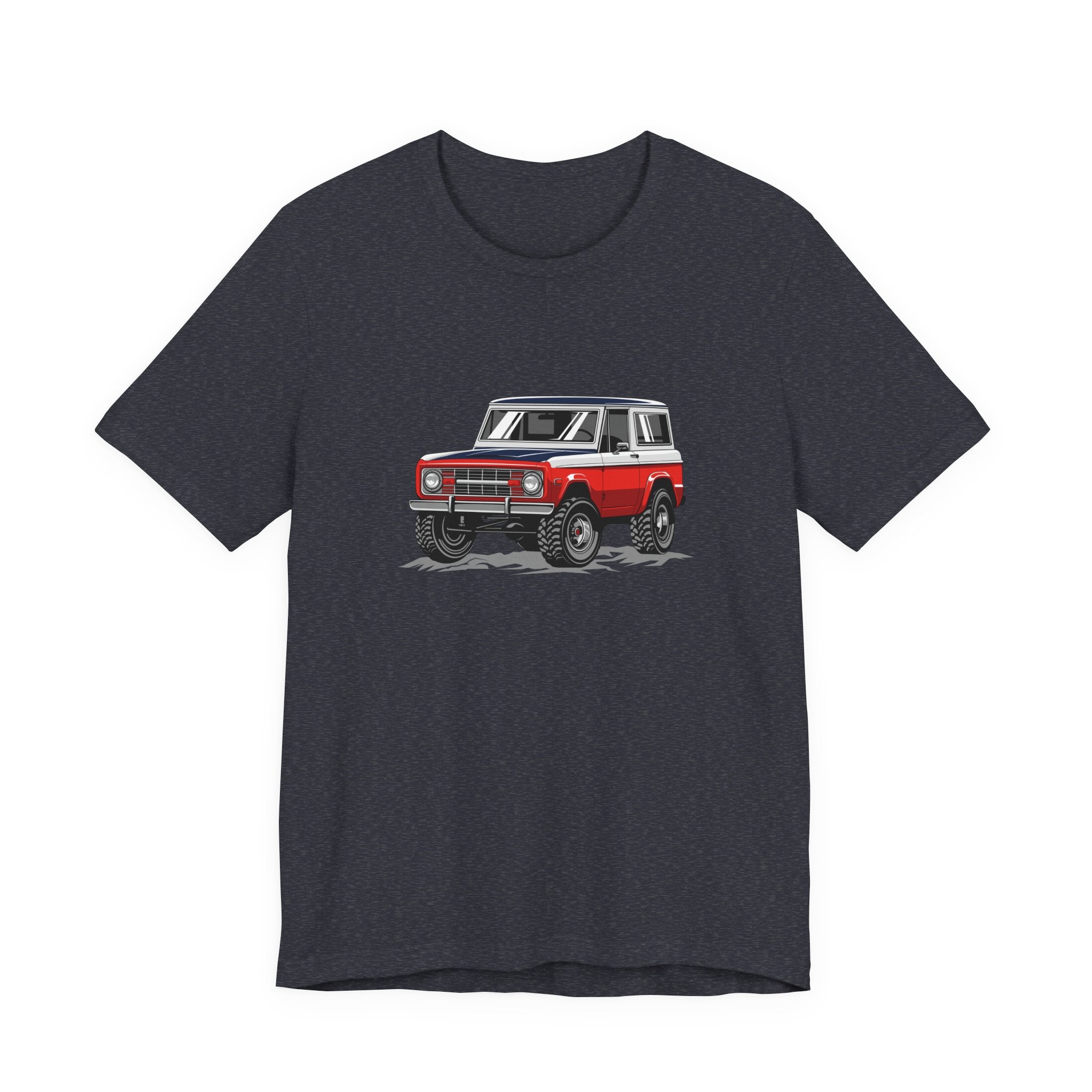 Retro Red 4x4 Truck Bronco Off‑Road SUV Tee