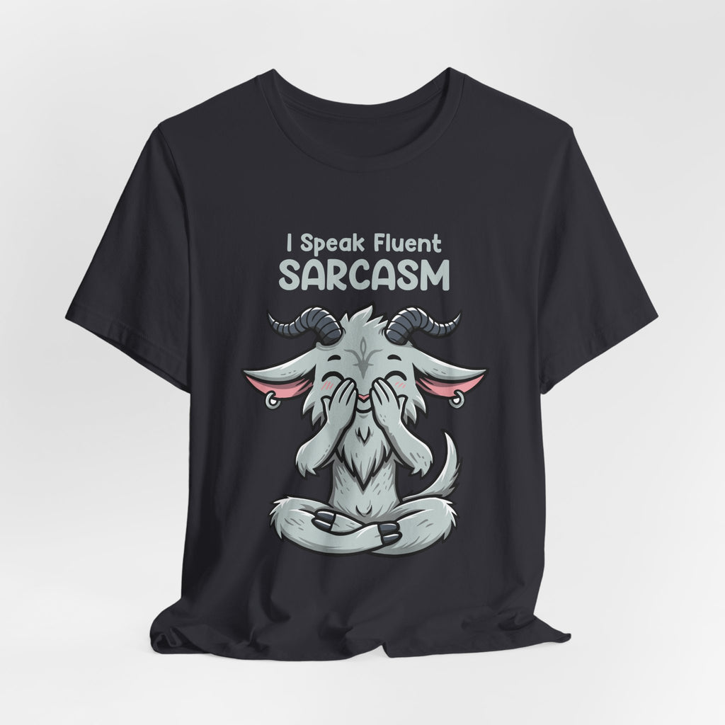 I Speak Fluent Sarcasm Goat T-Shirt