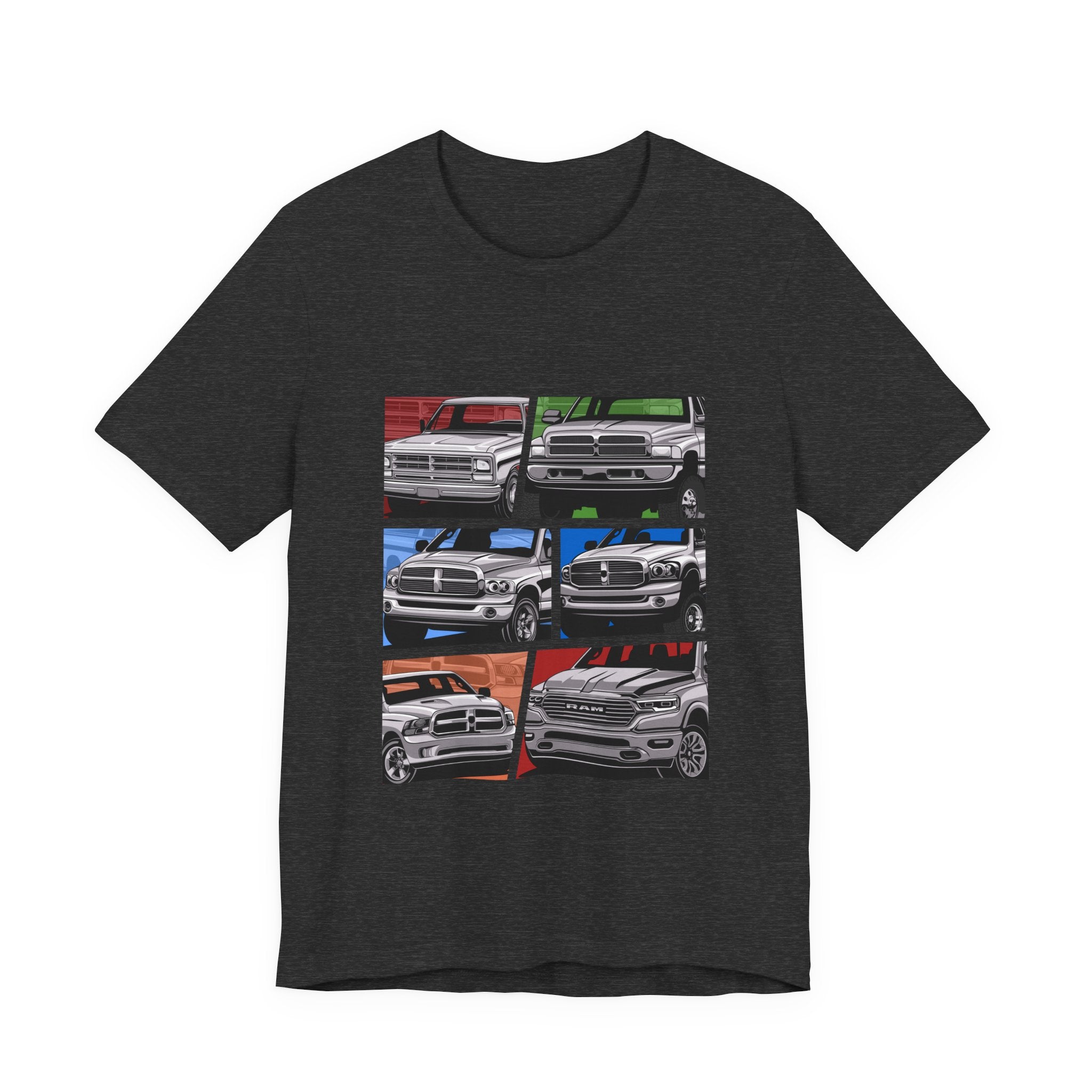 Classic Pickup Trucks Dodge RAM Generation Collage T-Shirt