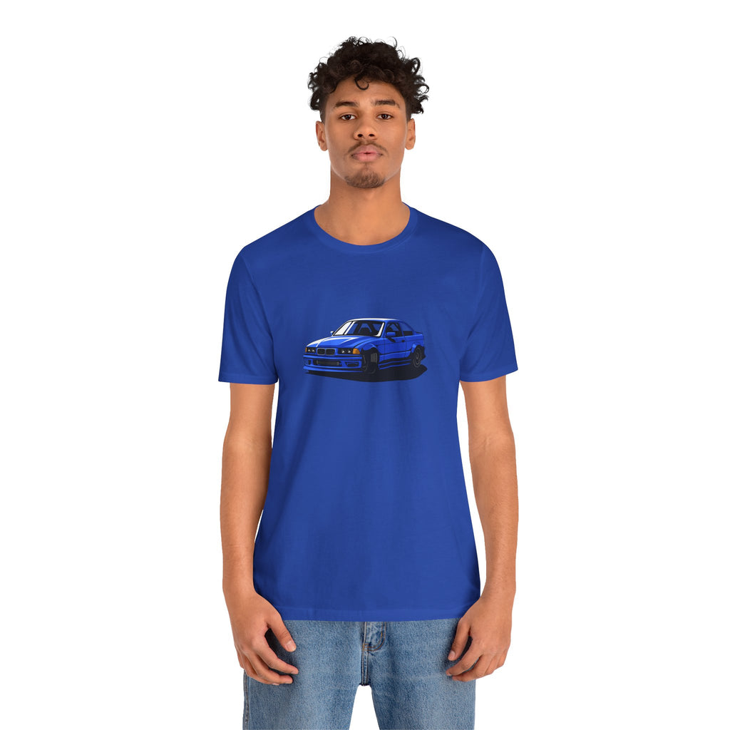 Classic Blue Bimmer Sports Car Racing T-Shirt
