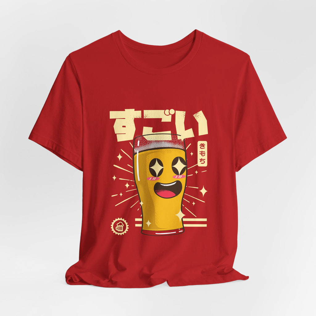 "Sugoi" Kawaii Beer Glass T‑Shirt