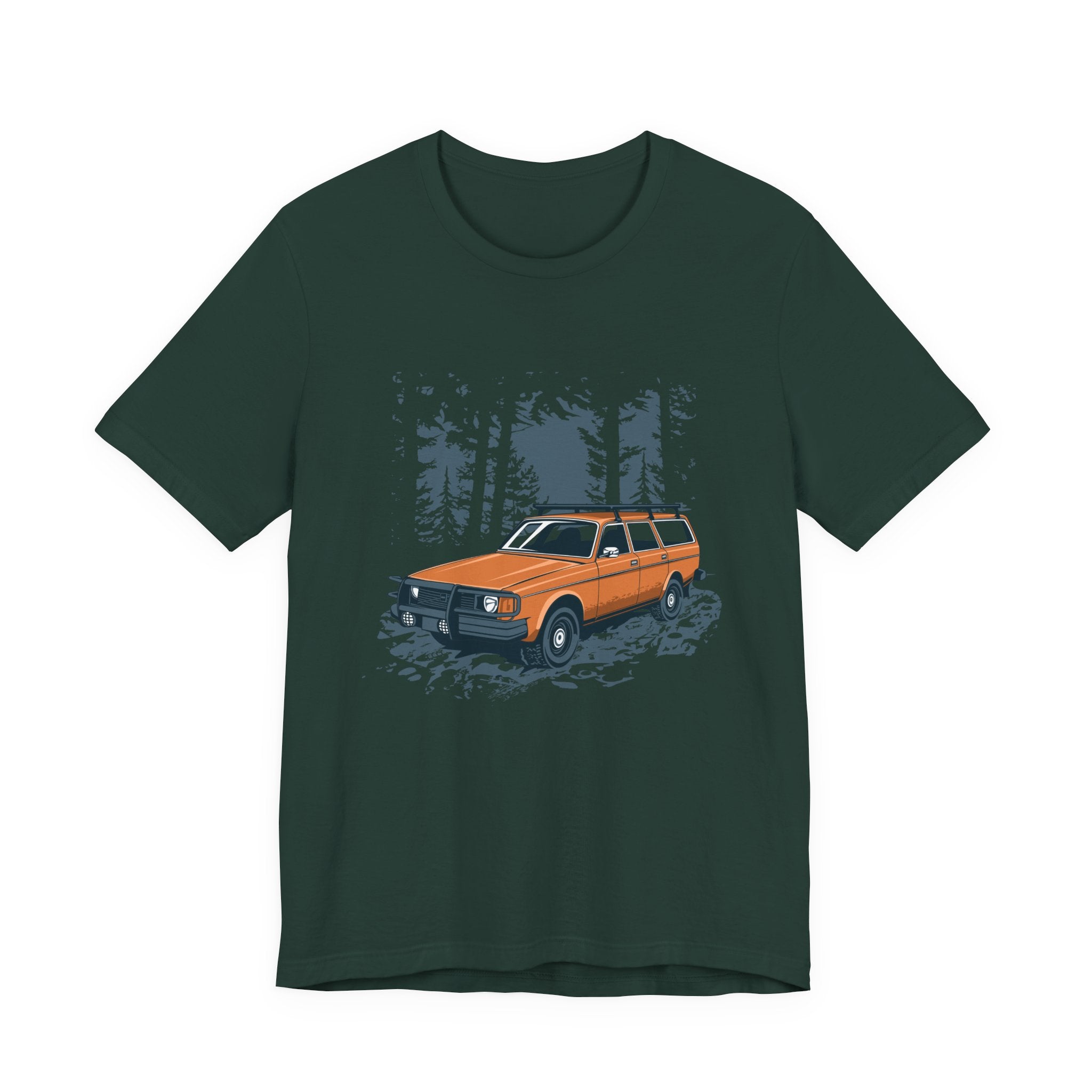 Vintage Station Wagon in Forest T-Shirt