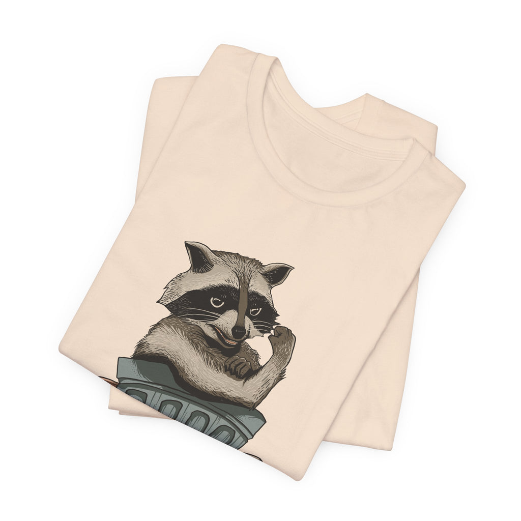Raccoon "In Trash We Trust" Funny T-Shirt