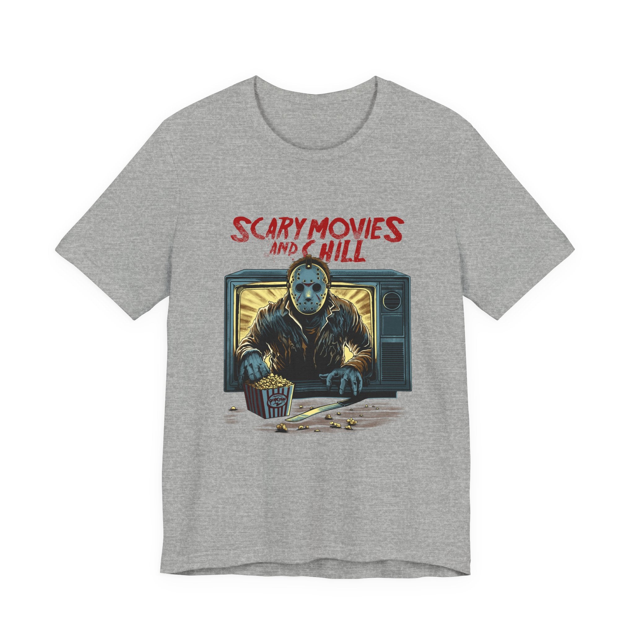 Scary Movies and Chill Horror Movie Night T-Shirt