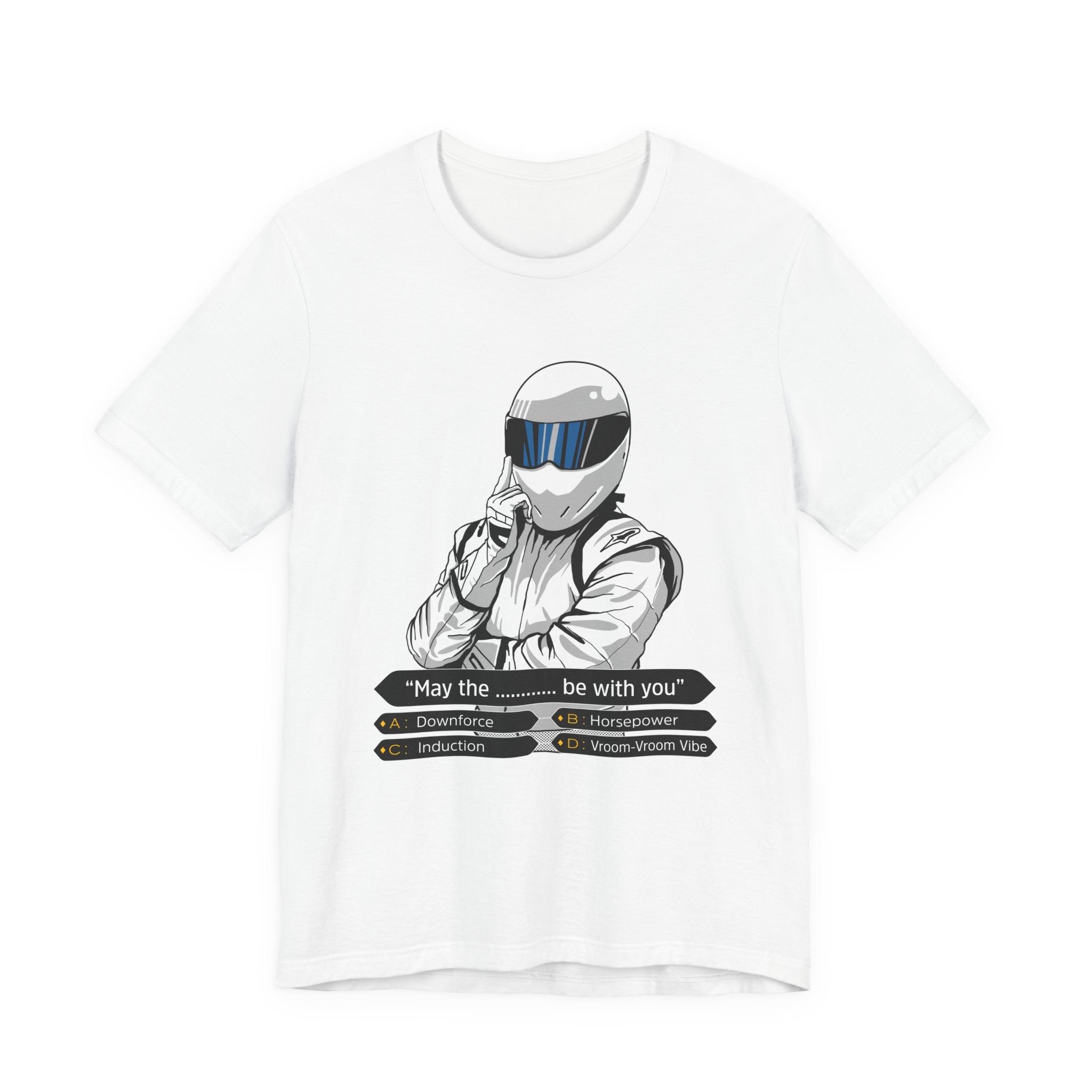 Stig Racing Helmet Motorsport Humor T-Shirt