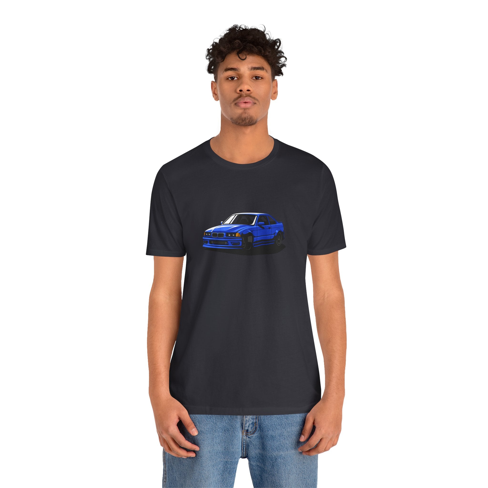 Classic Blue Bimmer Sports Car Racing T-Shirt