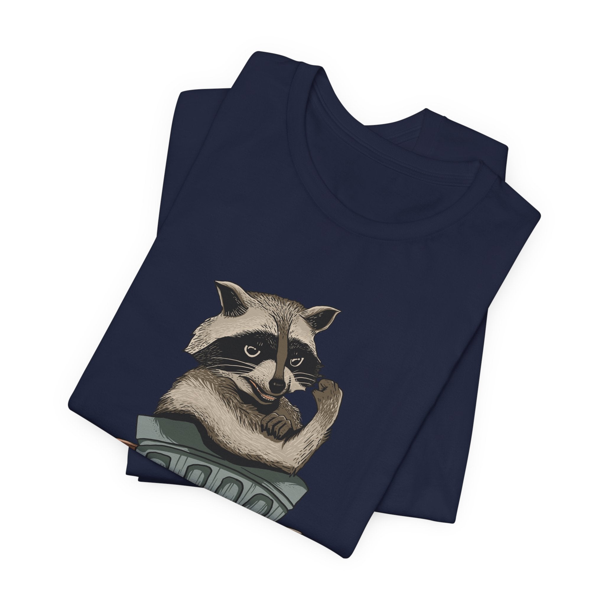 Raccoon "In Trash We Trust" Funny T-Shirt