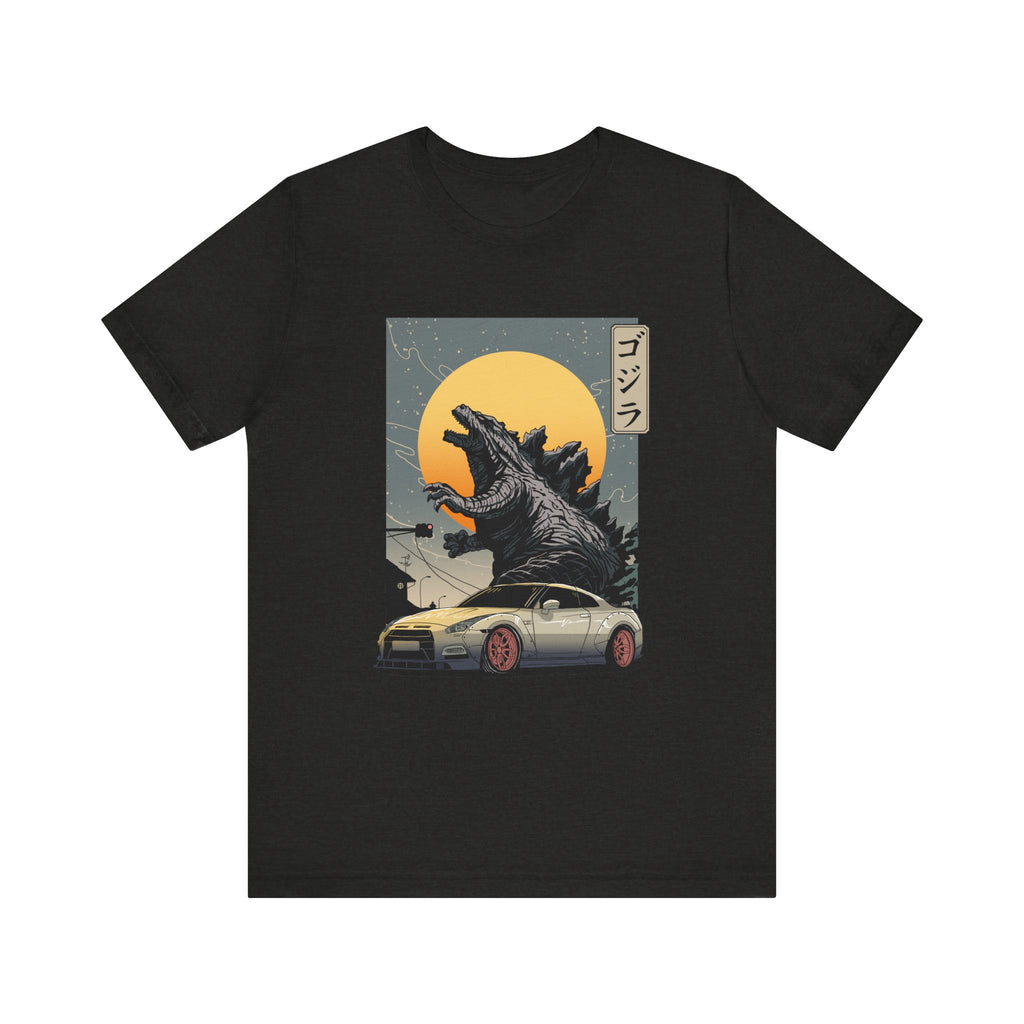 Godzilla R35 Monster Car Graphic T-Shirt