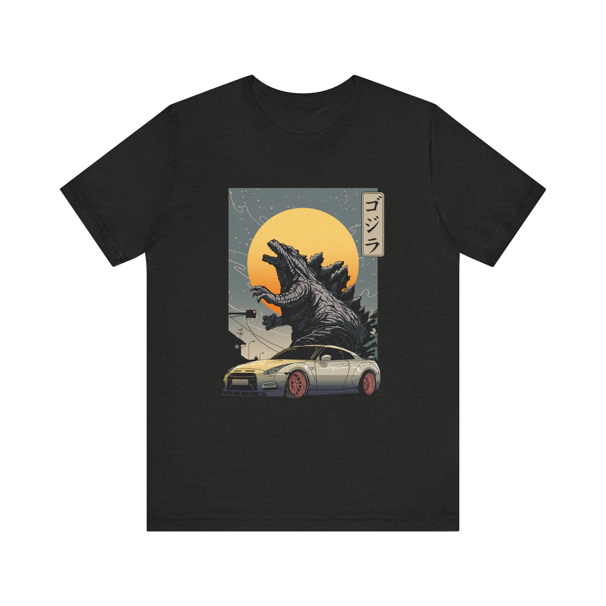 Godzilla R35 Monster Car Graphic T-Shirt