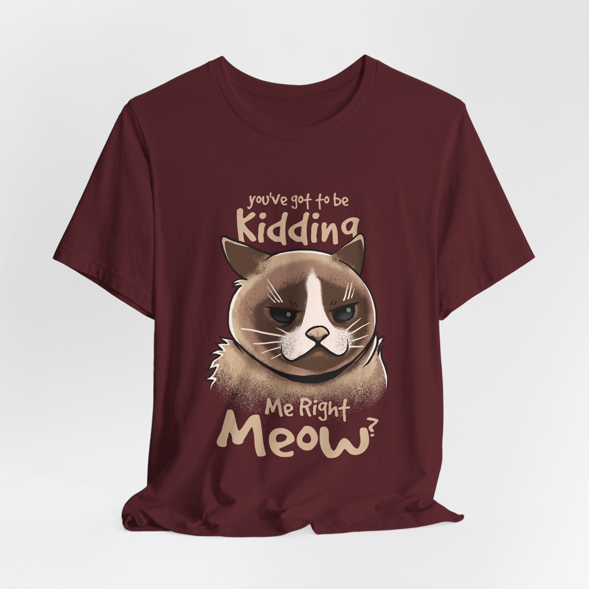 Grumpy Cat “You’ve Got to Be Kidding Me Right Meow” T-Shirt