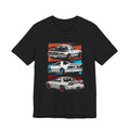 Retro JDM Car RX7 Generation Racing Graphic T-Shirt