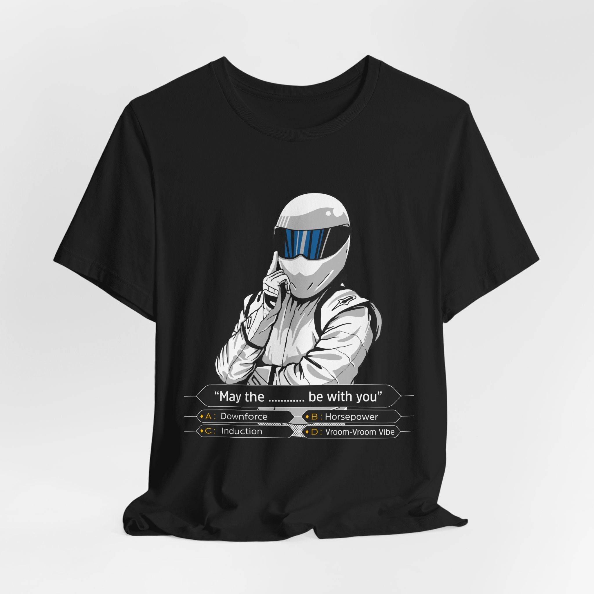 Stig Racing Helmet Motorsport Humor T-Shirt