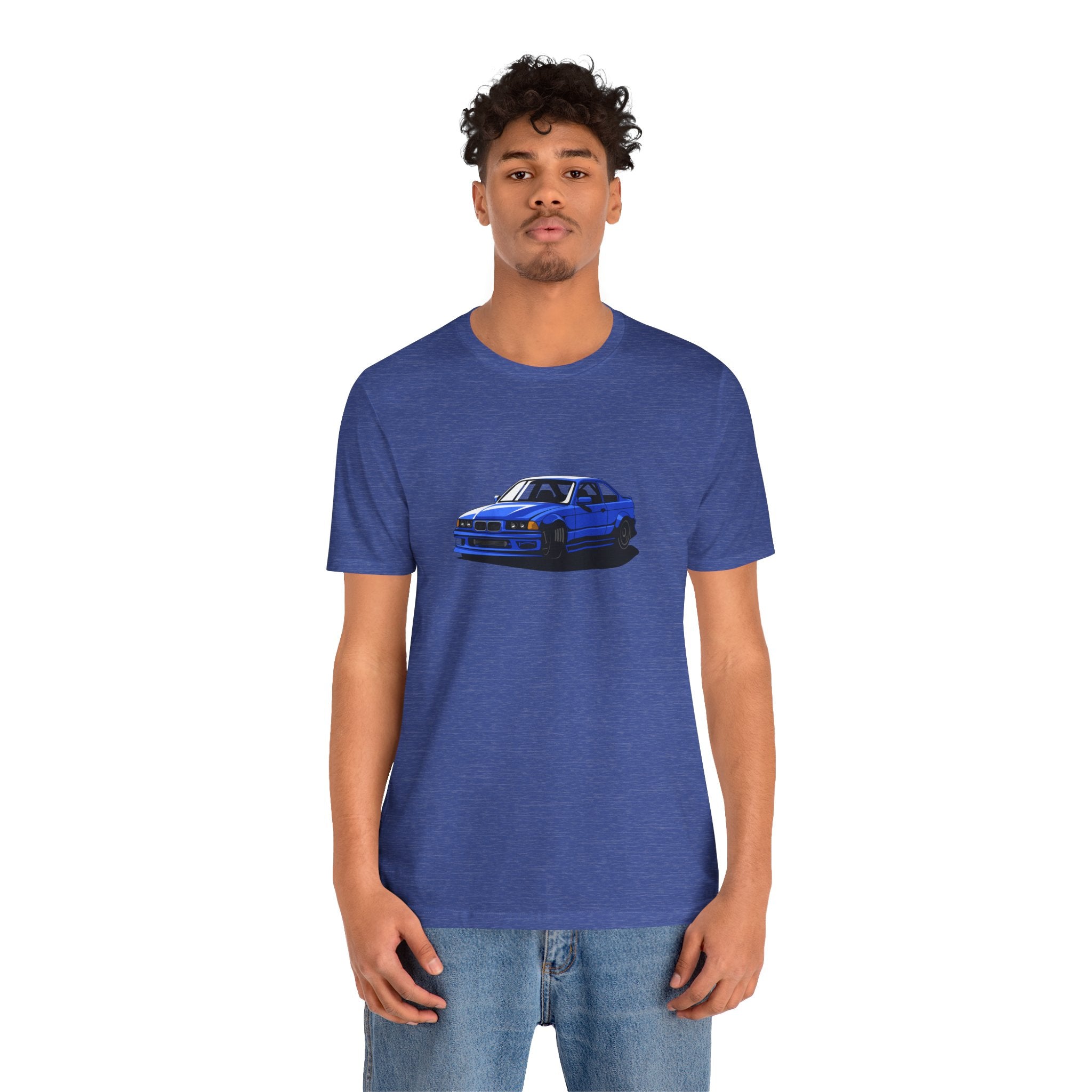 Classic Blue Bimmer Sports Car Racing T-Shirt