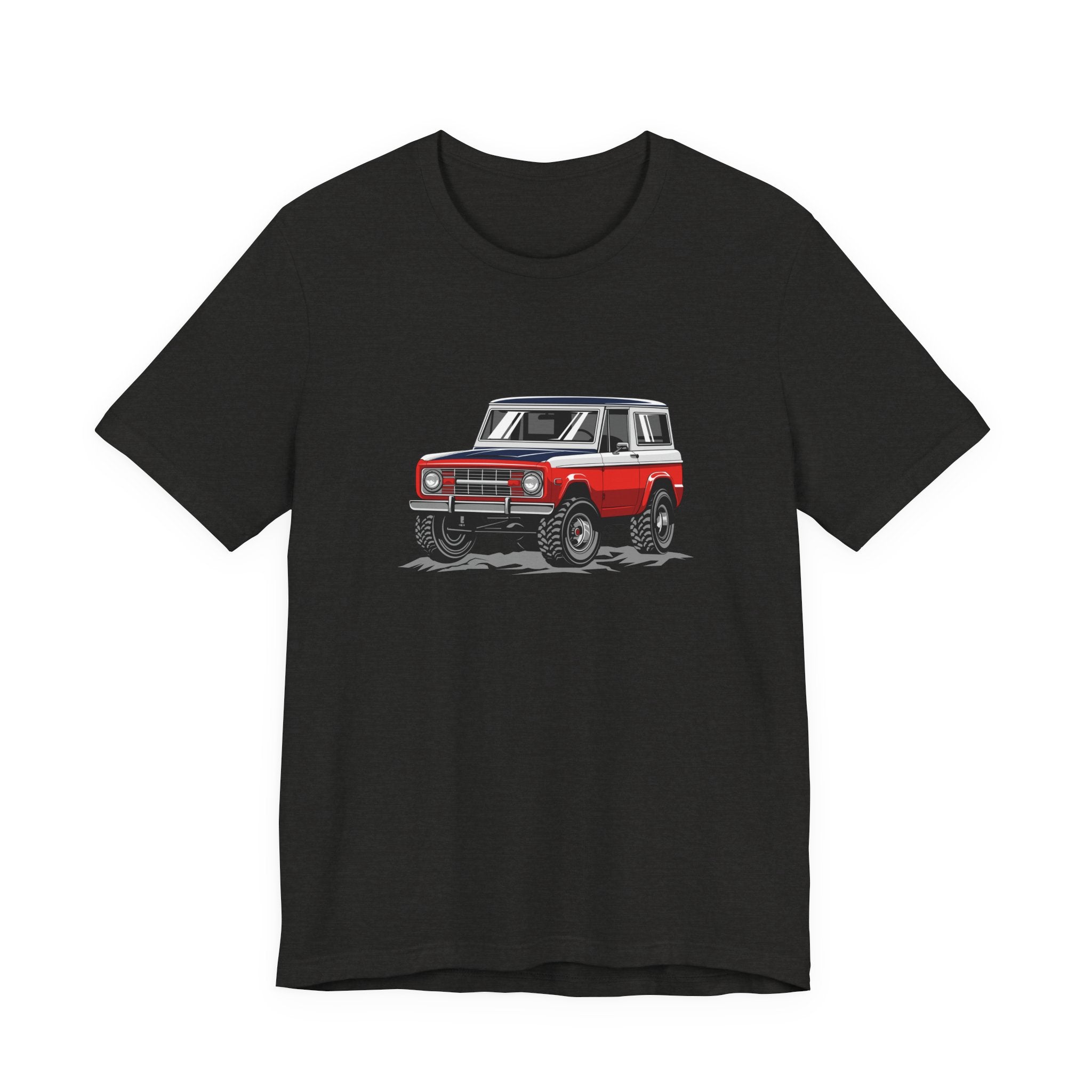 Retro Red 4x4 Truck Bronco Off‑Road SUV Tee