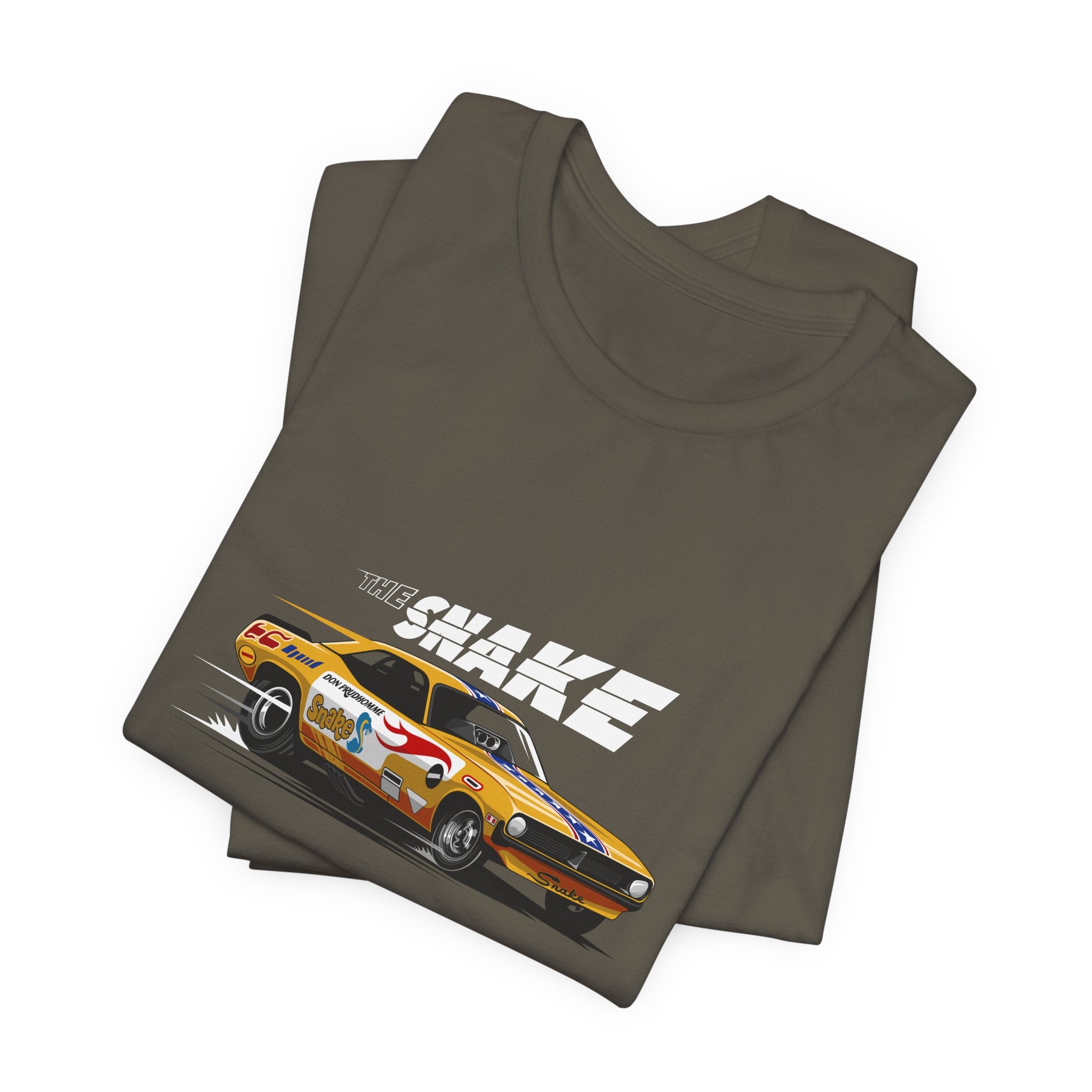 The Snake Muscle Car Racing Graphic T-Shirt