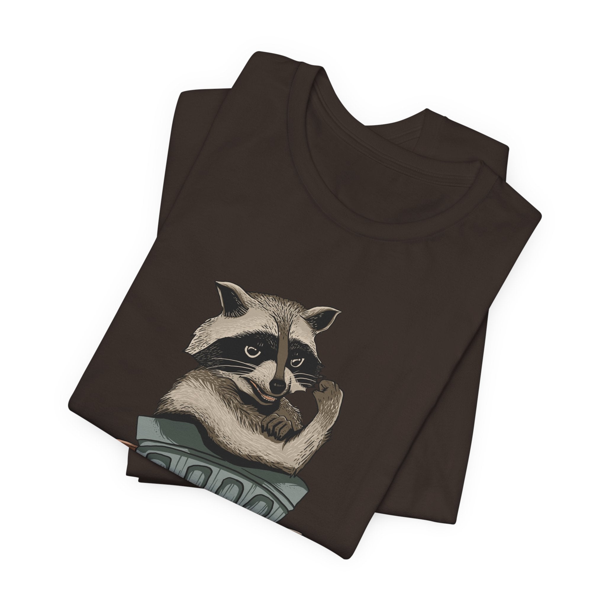 Raccoon "In Trash We Trust" Funny T-Shirt