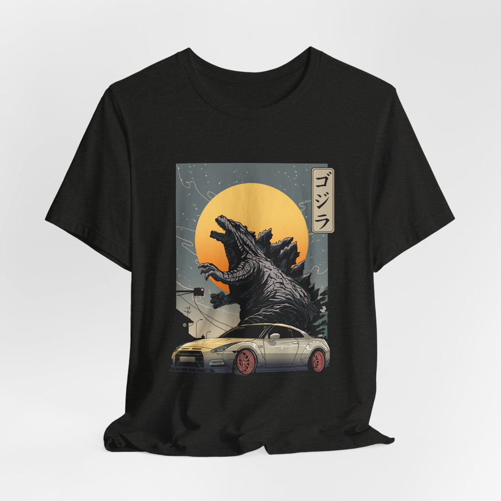 Godzilla R35 Monster Car Graphic T-Shirt