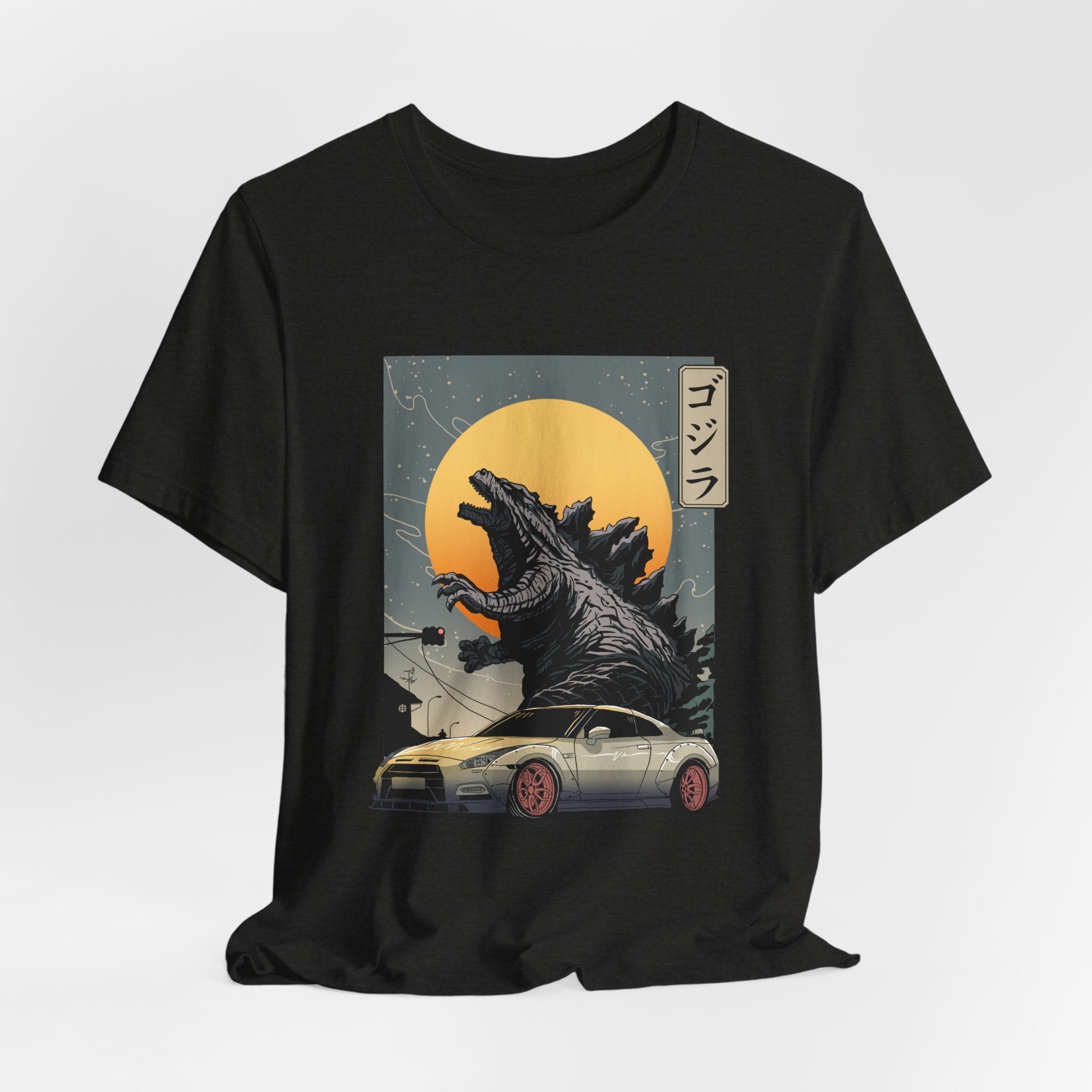 Godzilla R35 Monster Car Graphic T-Shirt