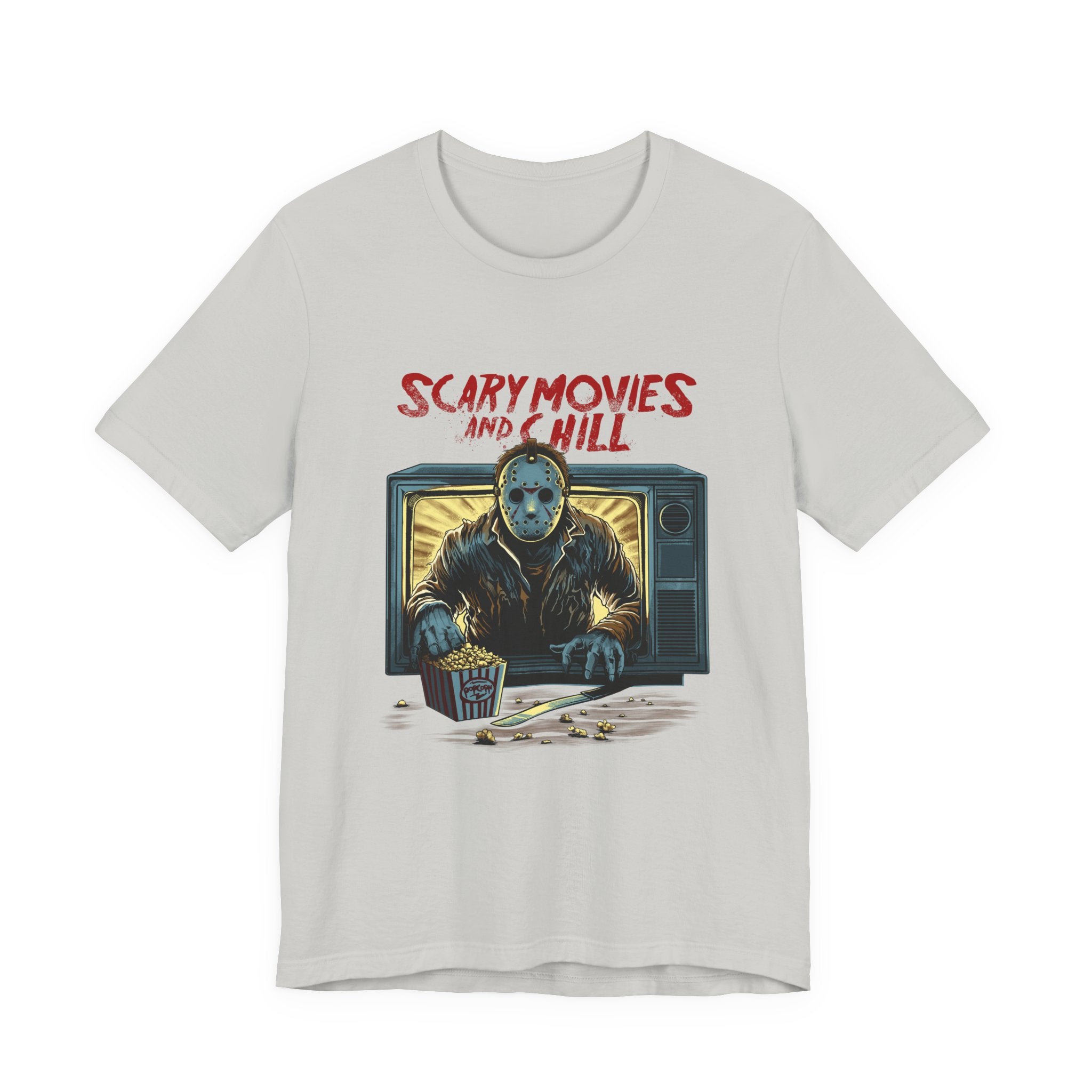 Scary Movies and Chill Horror Movie Night T-Shirt
