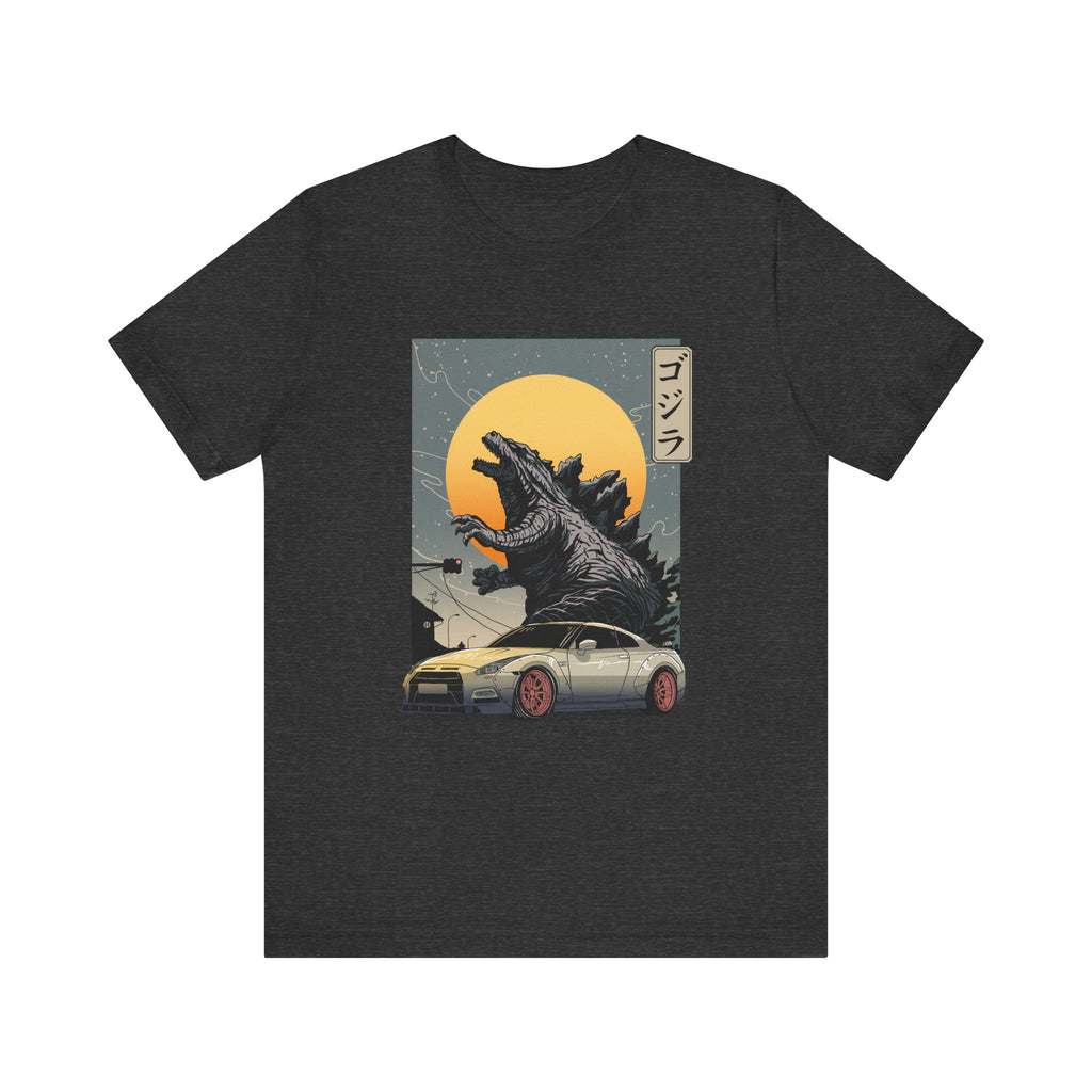 Godzilla R35 Monster Car Graphic T-Shirt