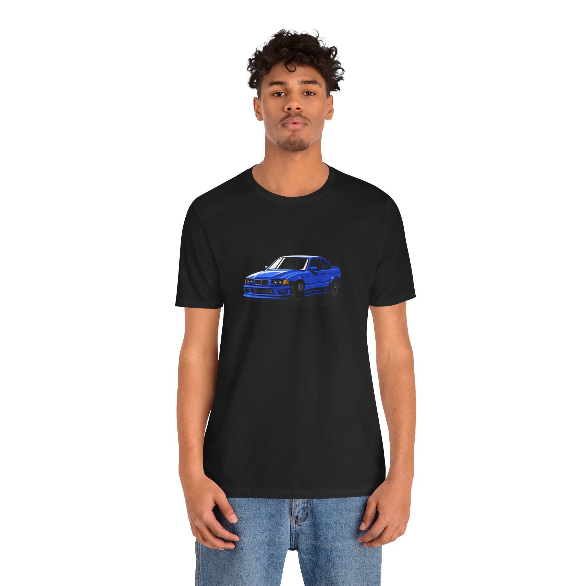 Classic Blue Bimmer Sports Car Racing T-Shirt