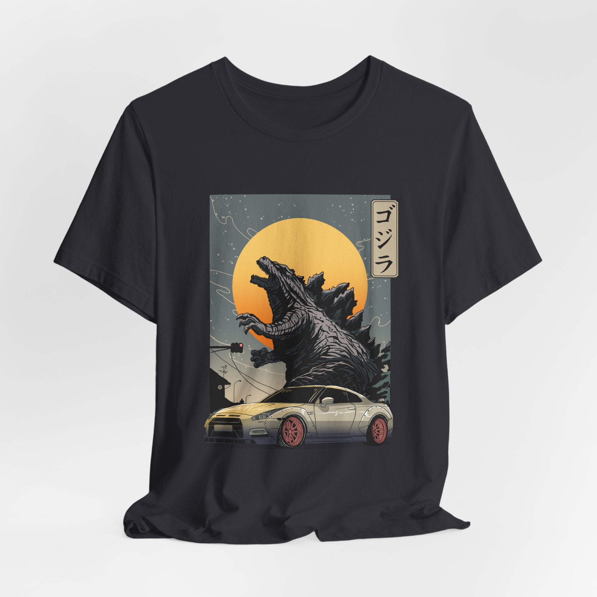 Godzilla R35 Monster Car Graphic T-Shirt