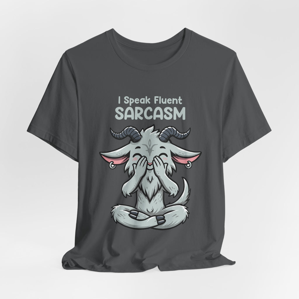 I Speak Fluent Sarcasm Goat T-Shirt
