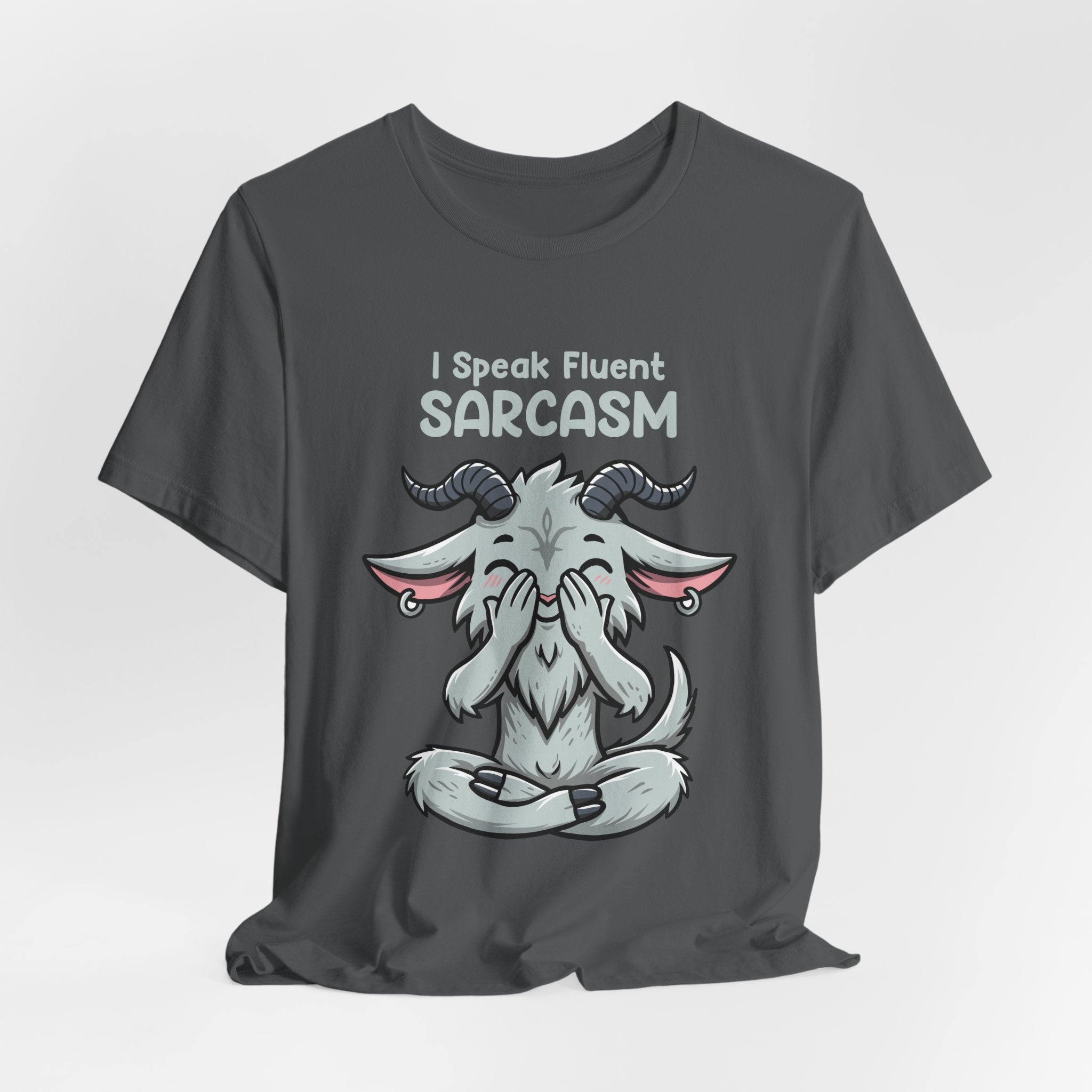 I Speak Fluent Sarcasm Goat T-Shirt