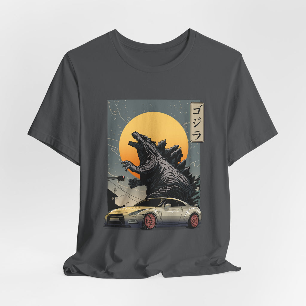 Godzilla R35 Monster Car Graphic T-Shirt
