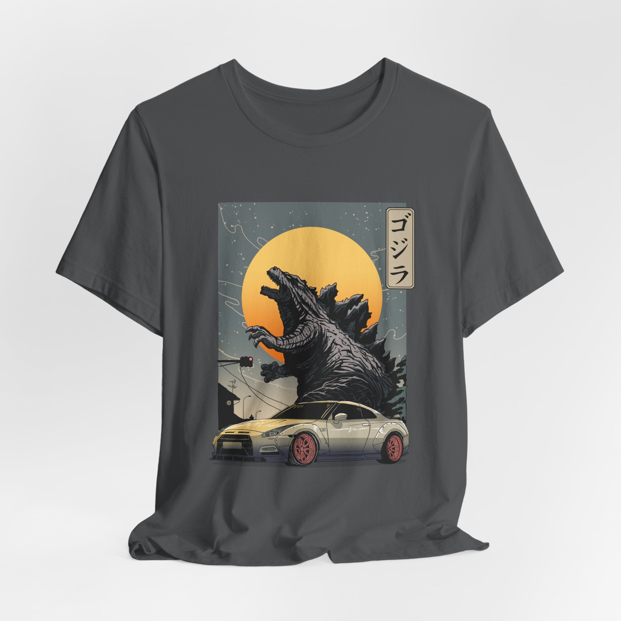 Godzilla R35 Monster Car Graphic T-Shirt