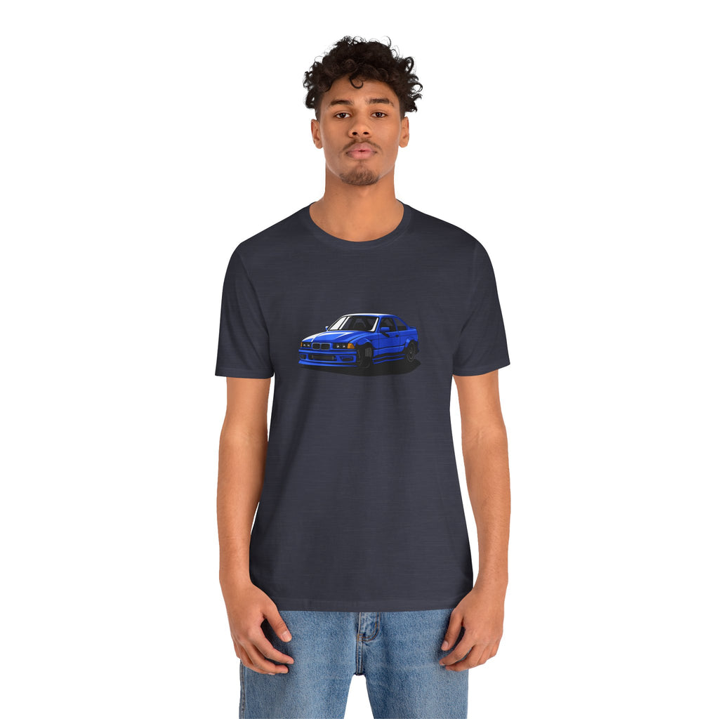 Classic Blue Bimmer Sports Car Racing T-Shirt