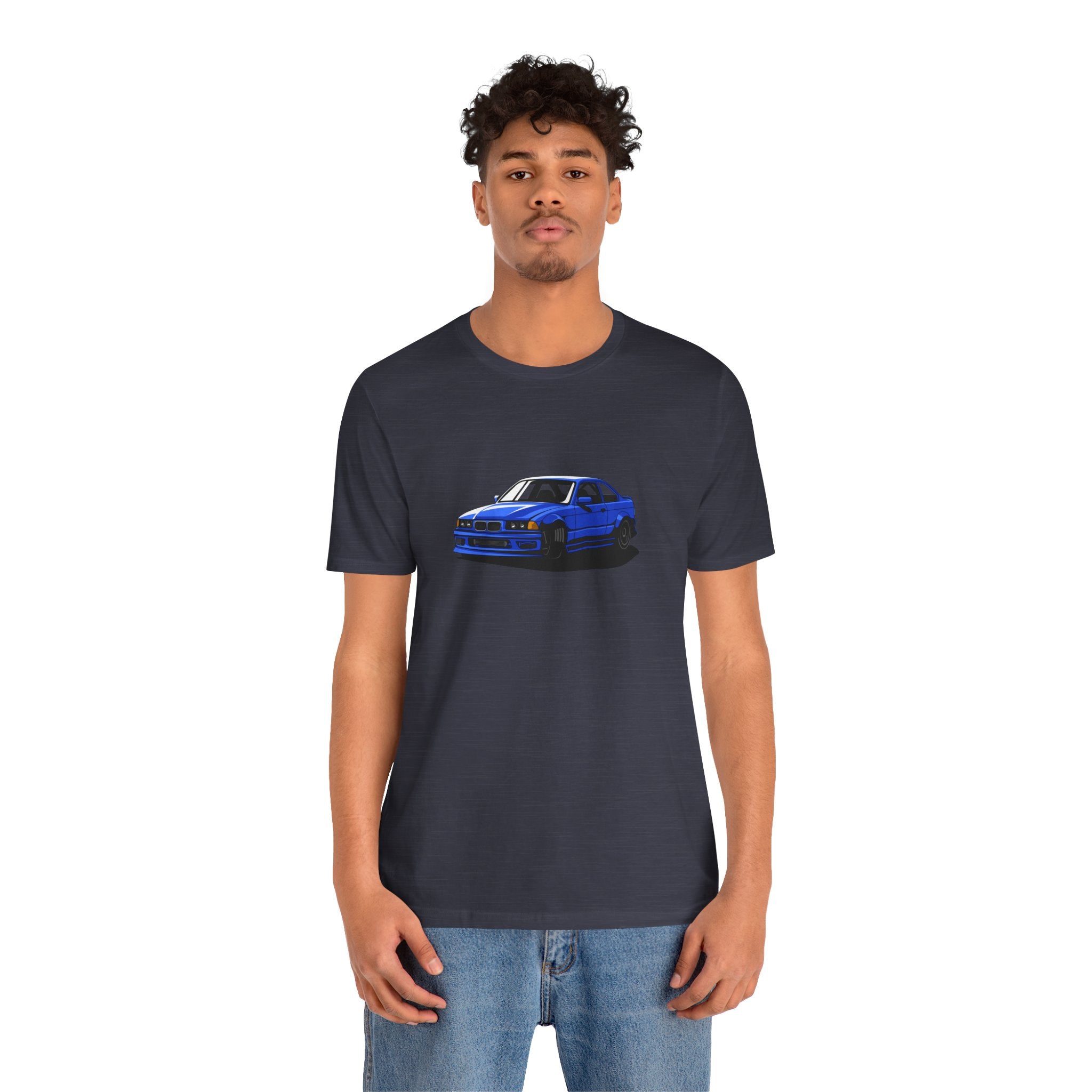 Classic Blue Bimmer Sports Car Racing T-Shirt